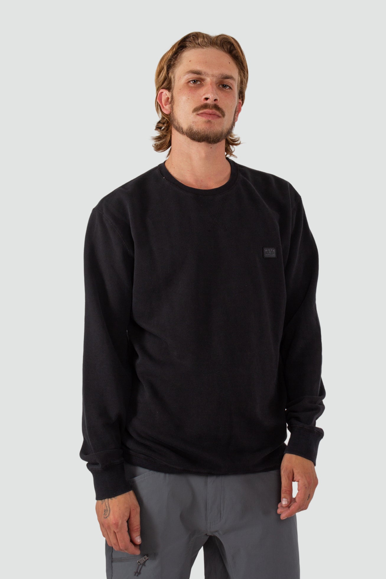 Polerón Crewneck Daily - Negro