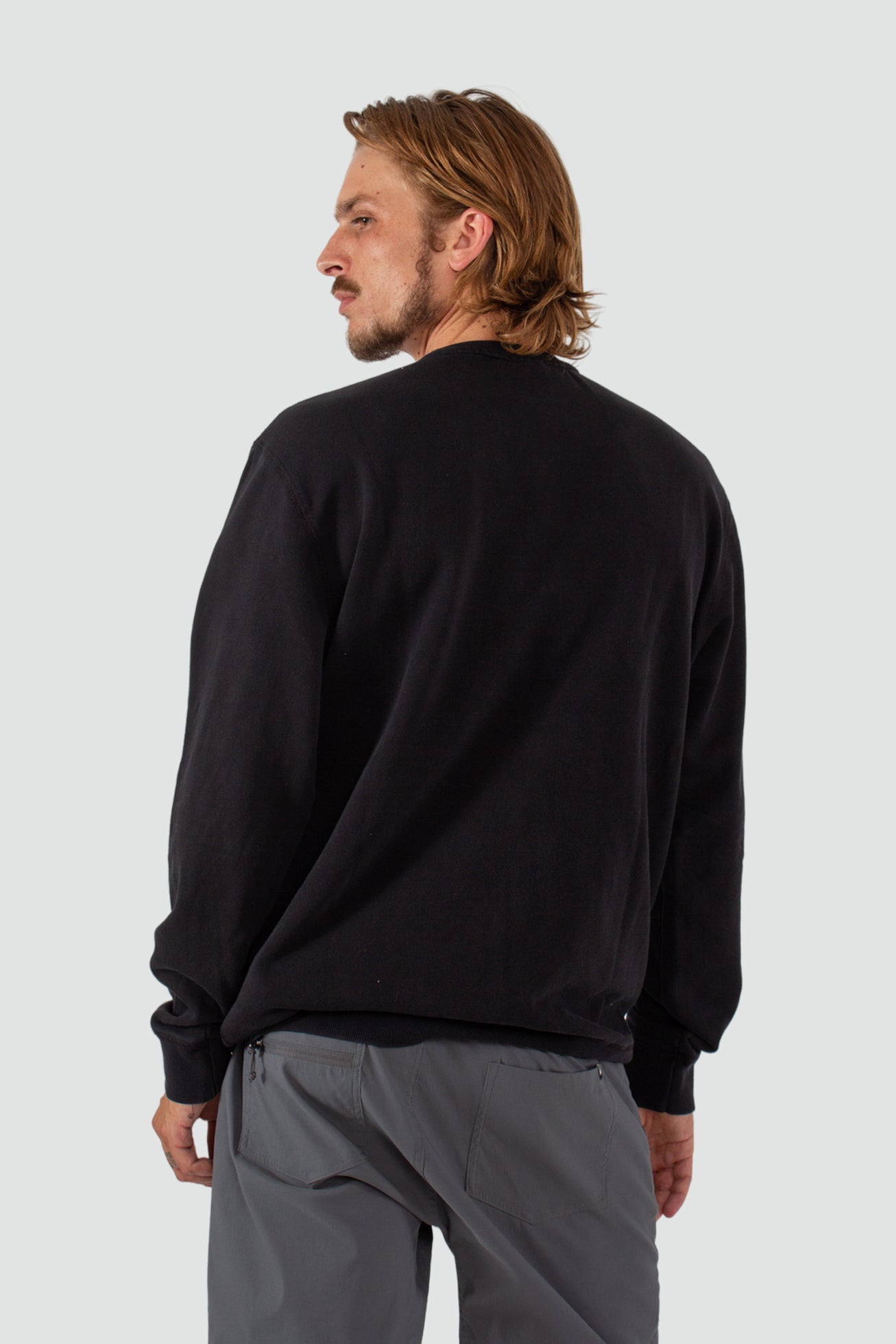 Polerón Crewneck Daily - Negro