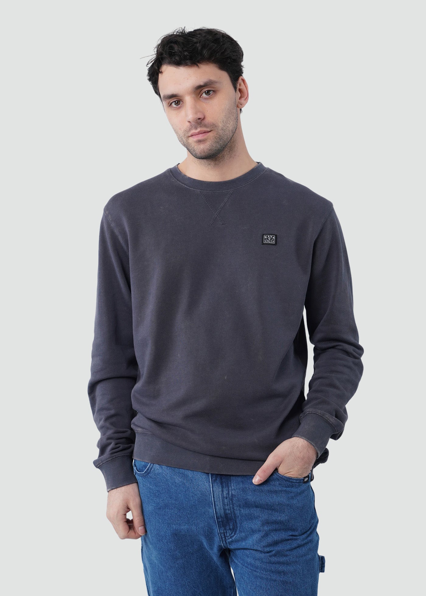 Polerón Hombre Crewneck Daily - Navy