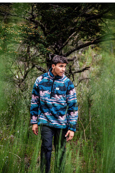 Chiporro Medio Cierre Desert Hombre - Teal Dark Olive Green