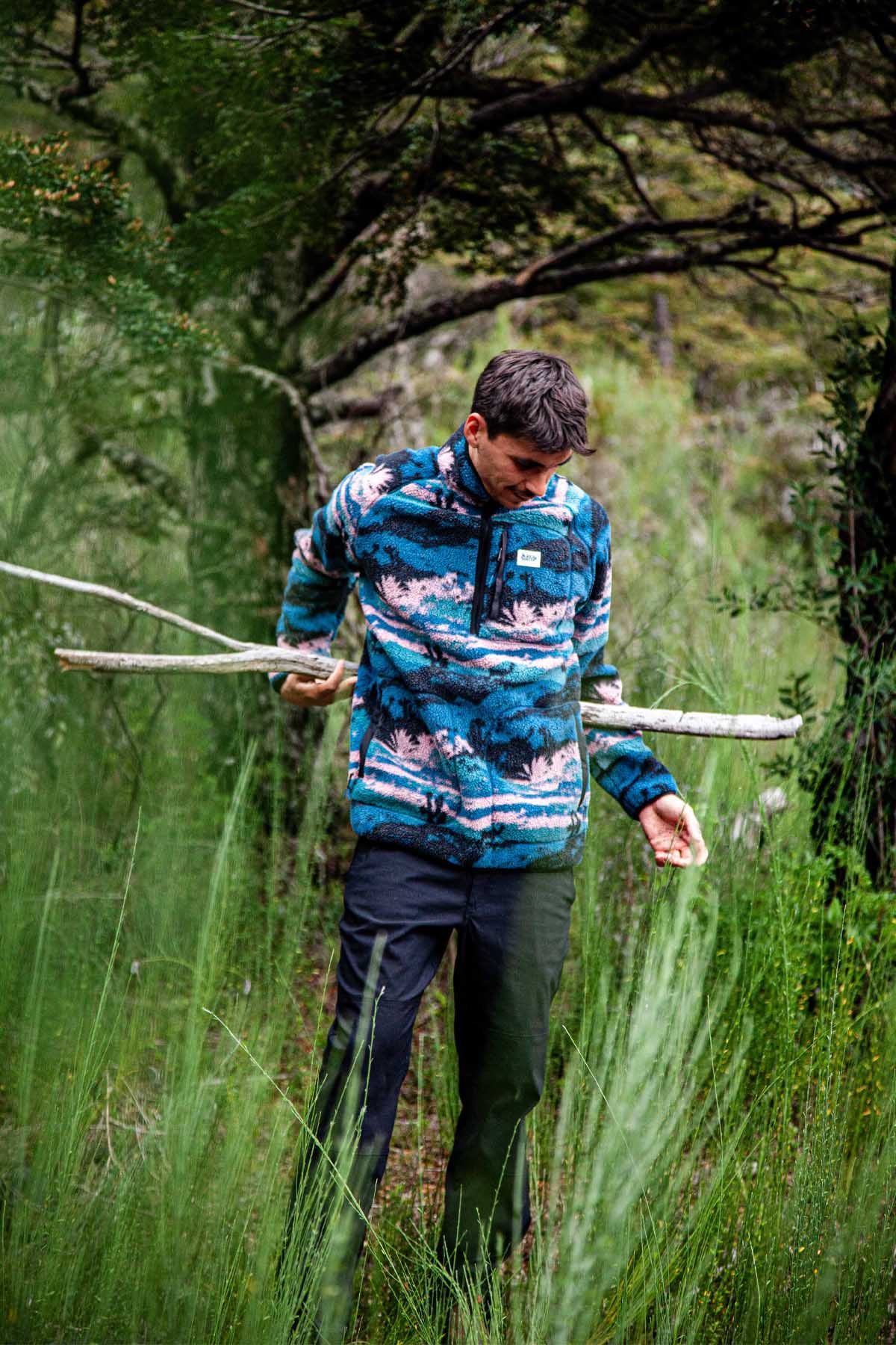 Chiporro Half Zip Desert - Teal