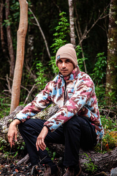 Chiporro Medio Cierre Desert Hombre - Burdeo Black