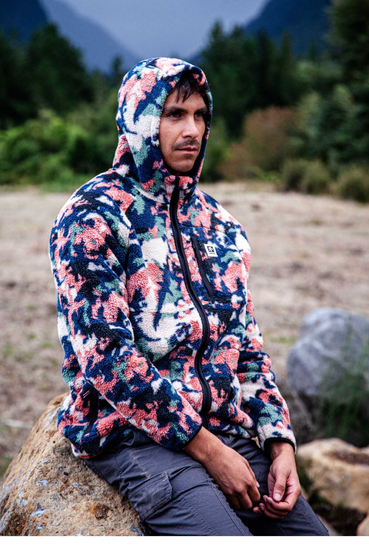 Chiporro Hood - Geo Navy