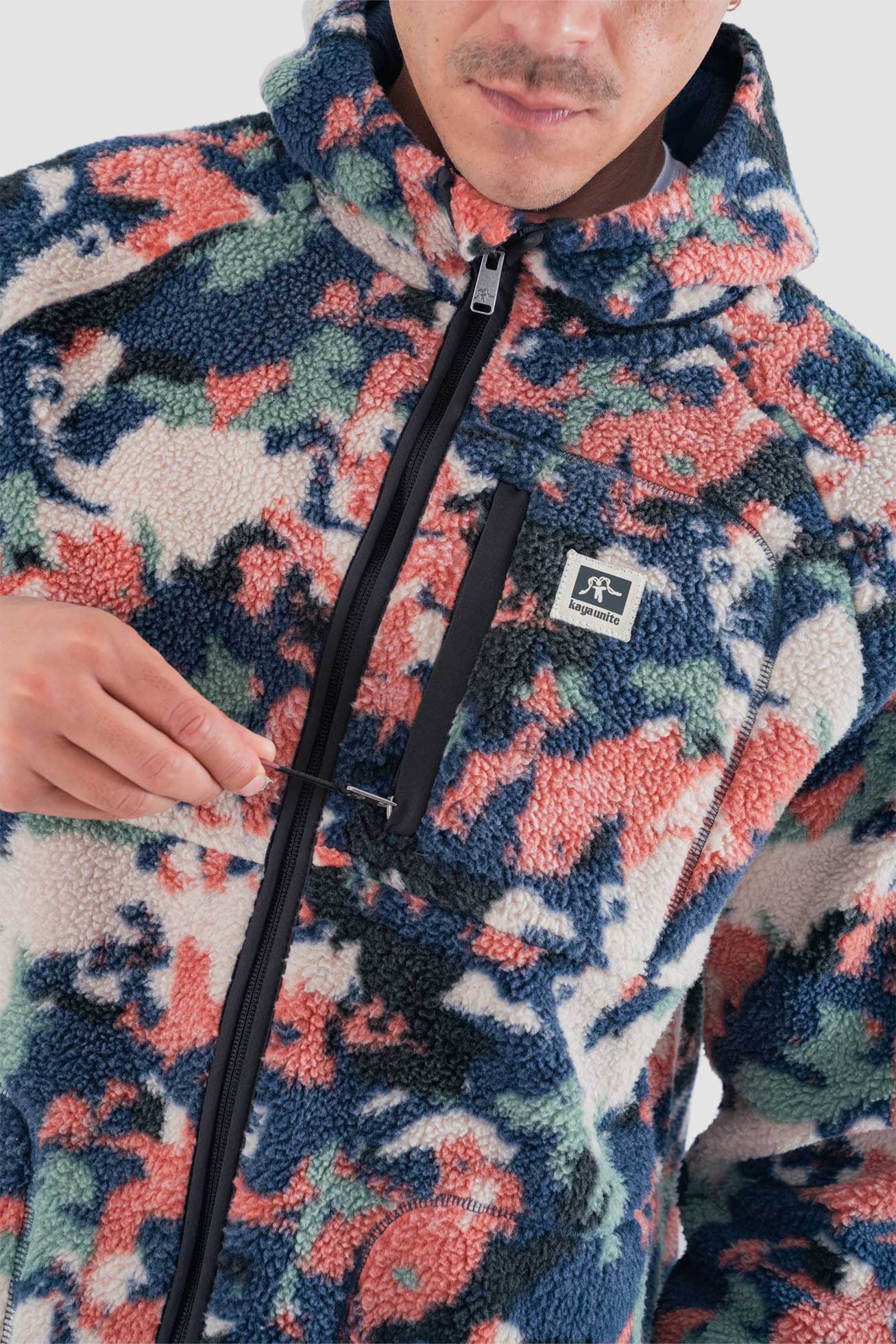 Chiporro Hood - Geo Navy