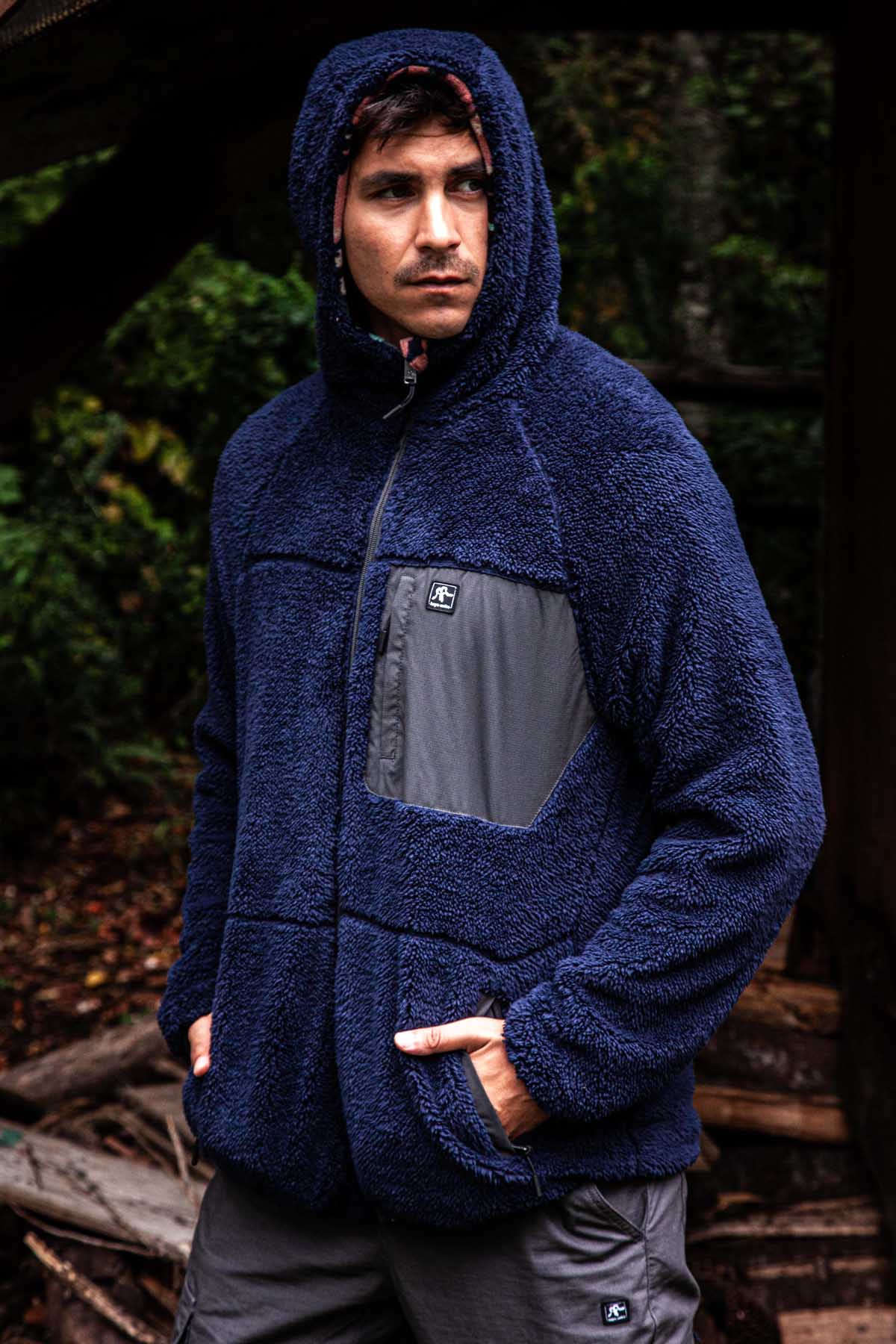 Chiporro Shaggy Grizzly Reversible - Navy
