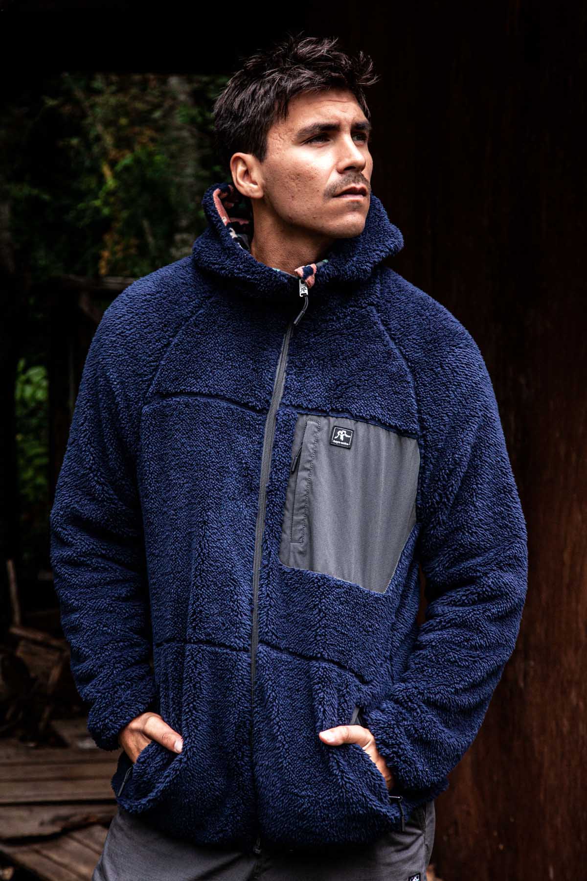 Chiporro Shaggy Grizzly Reversible - Navy