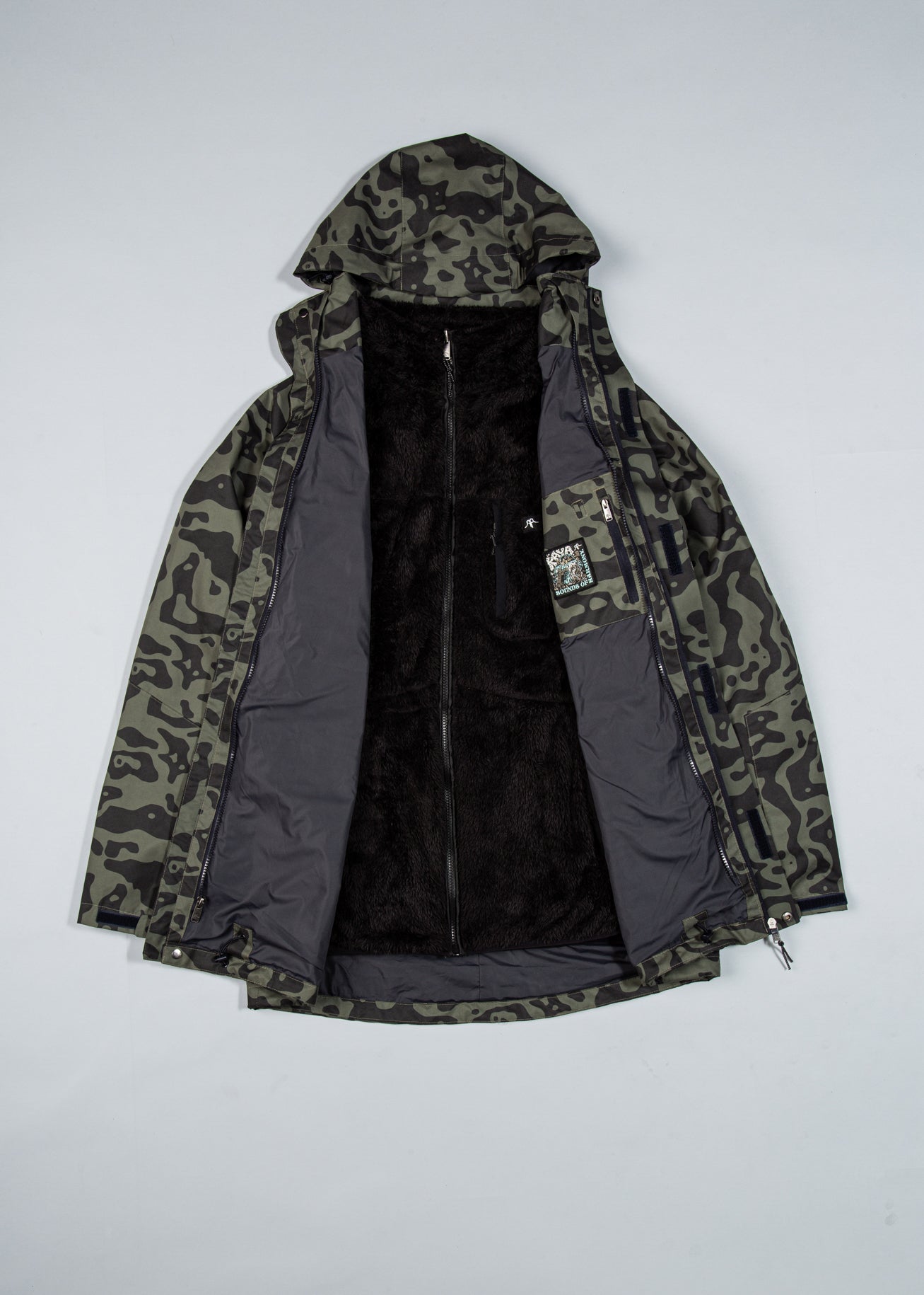 Chaqueta Impermeable 3 en 1 Volcano Acid Black