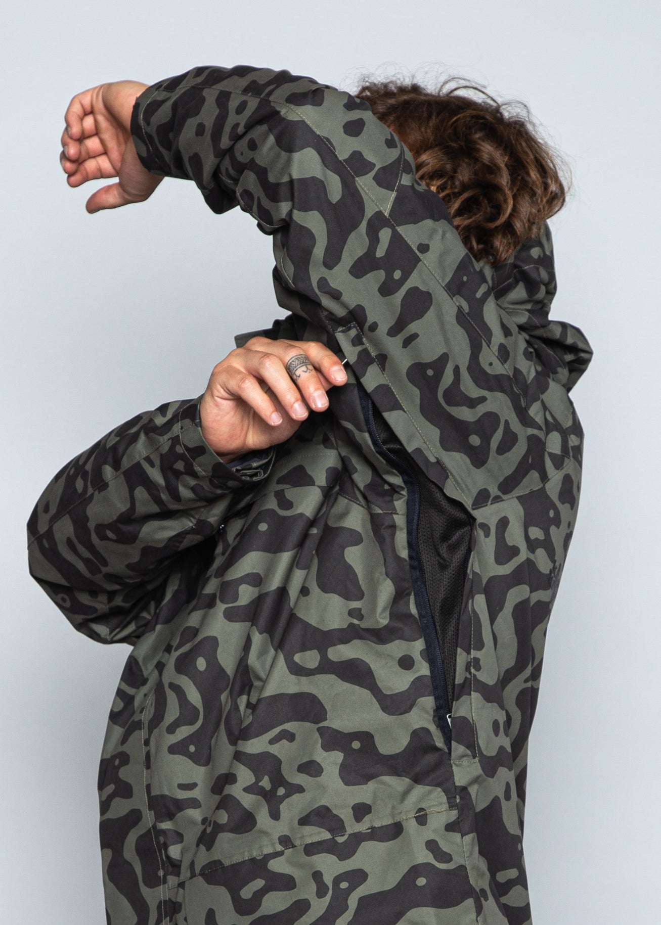 Chaqueta Impermeable 3 en 1 Volcano Acid Black