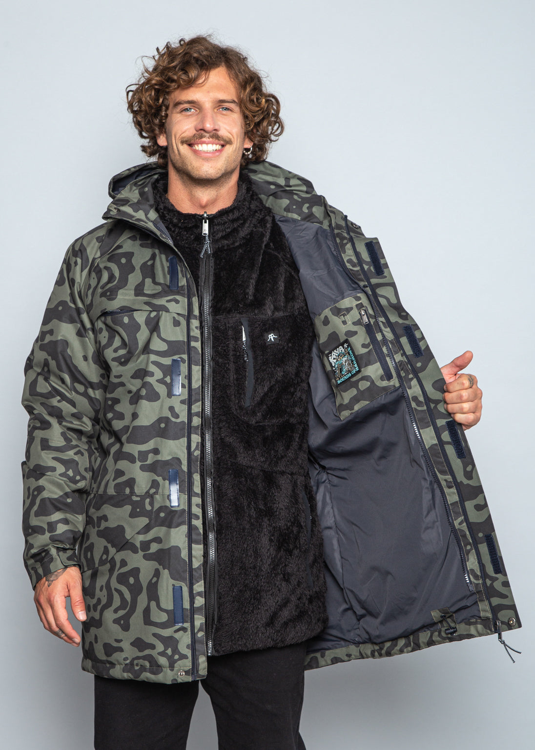 Chaqueta Impermeable 3 en 1 Volcano Acid Black