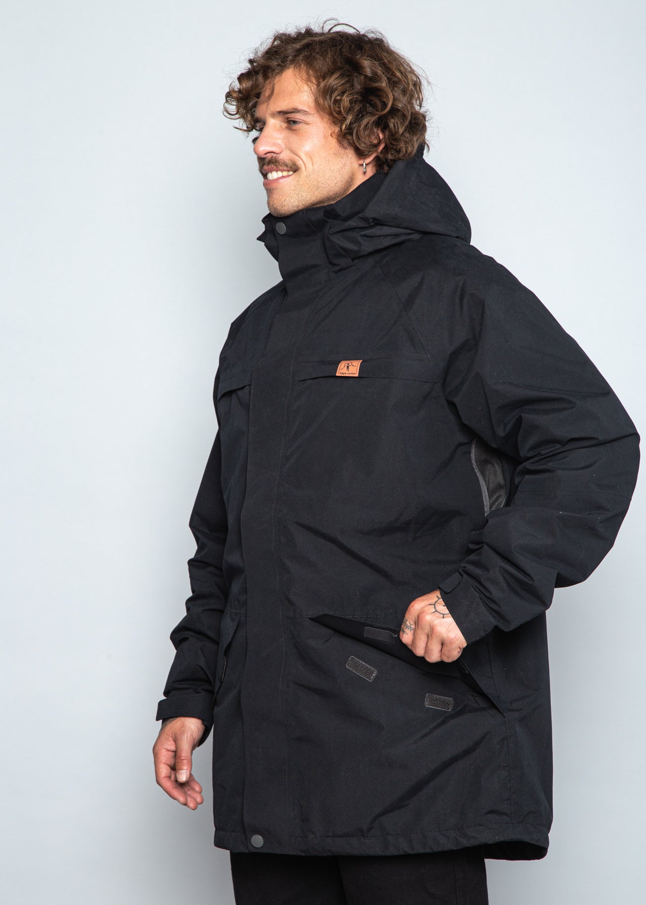 Chaqueta Impermeable 3 en 1 Volcano Black