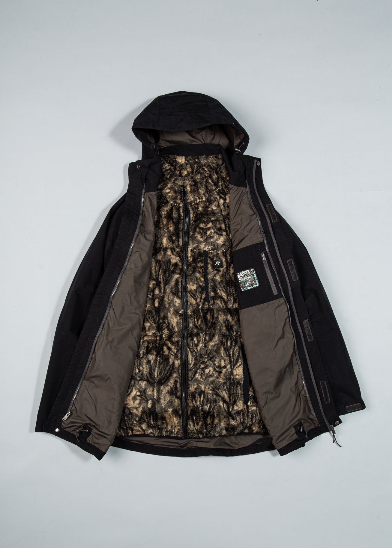 Chaqueta Impermeable 3 en 1 Volcano Black