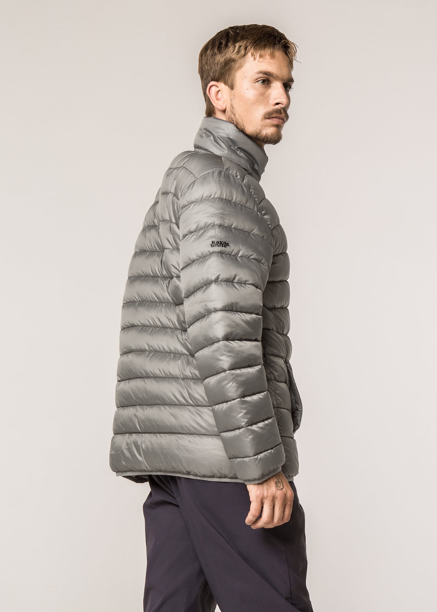 Parka Yagan Solid Hombre - Gris Light Gray