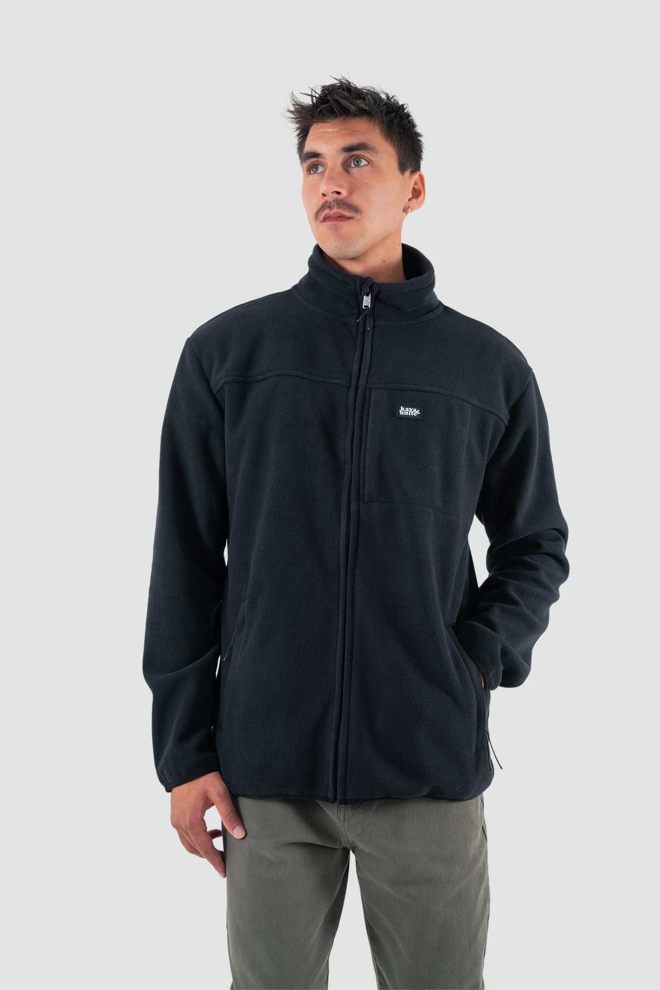 Polar Full Zip Classic - Negro