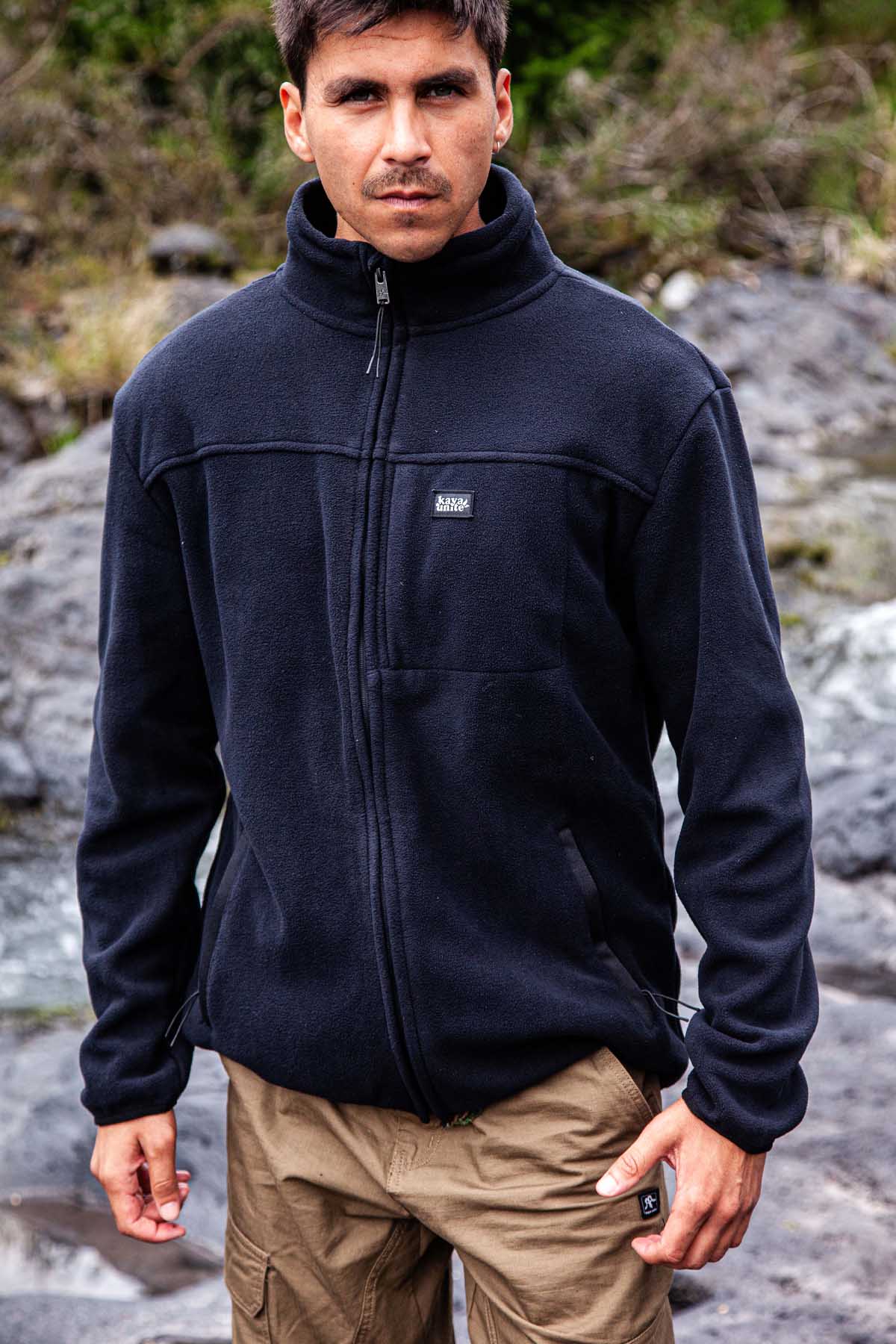 Polar Full Zip Classic - Negro
