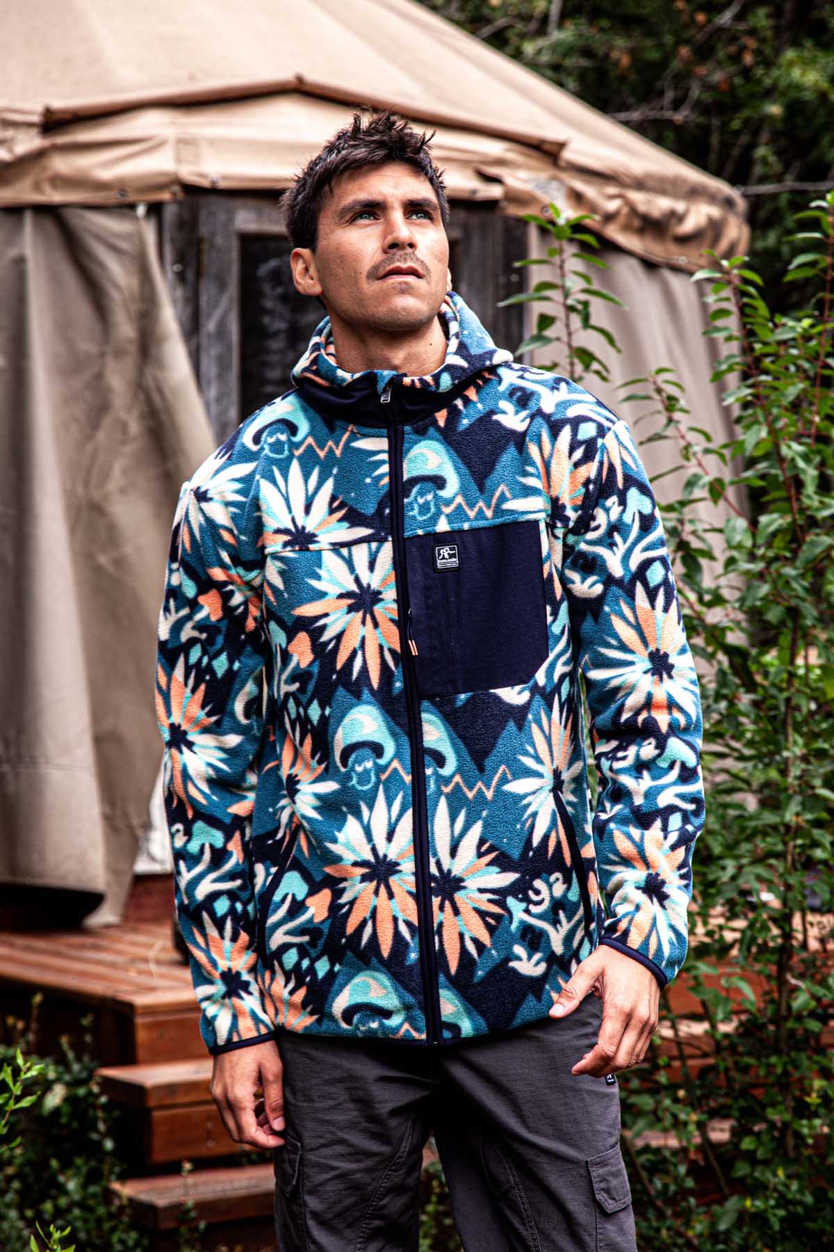 Polar Hood - Cosmo Teal