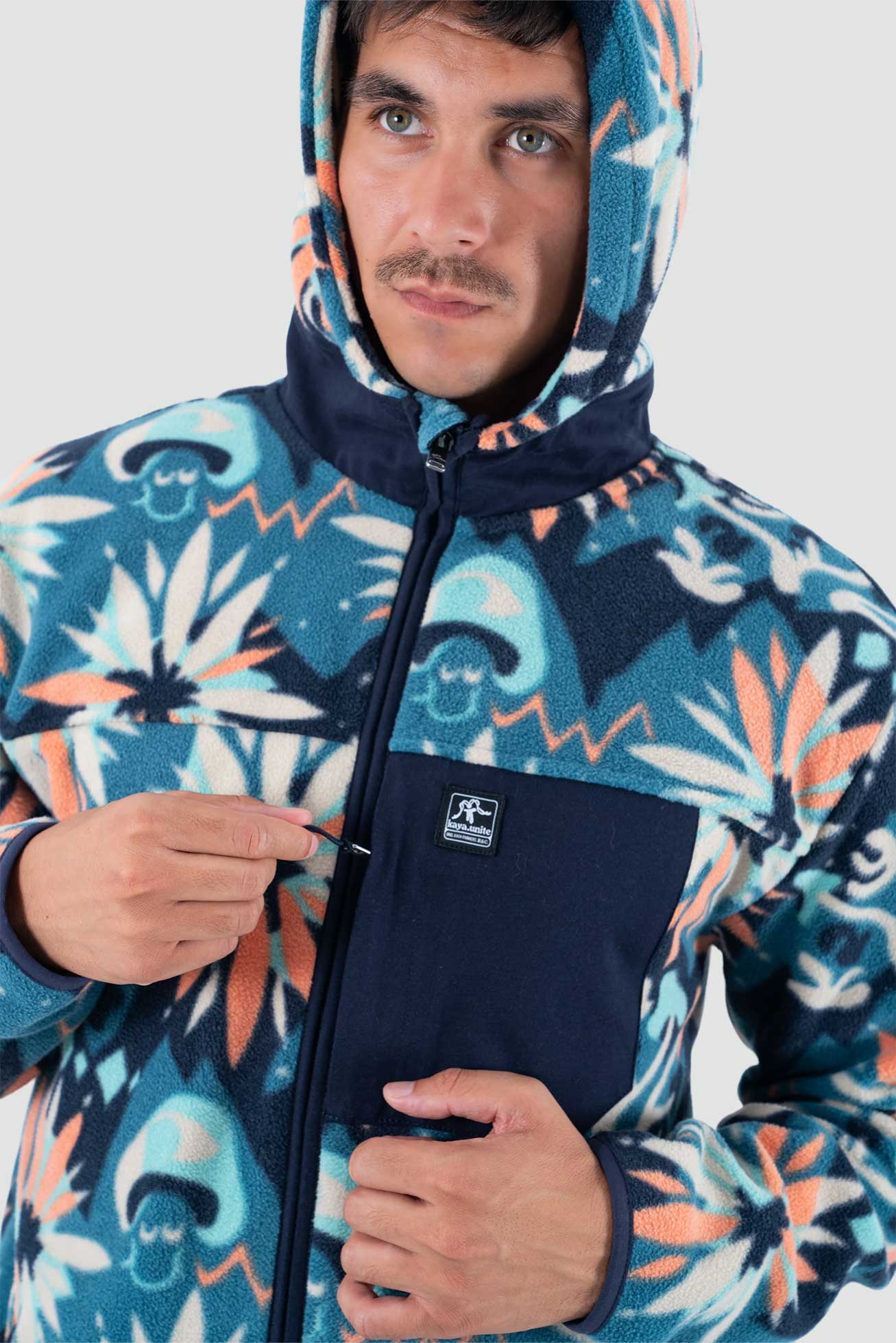 Polar Hood - Cosmo Teal