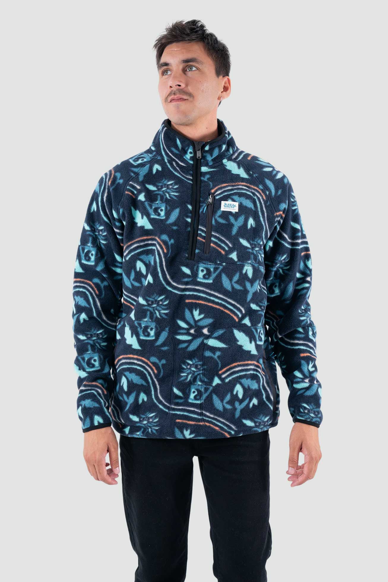 Polar Half Zip Patch - Moke Petrol
