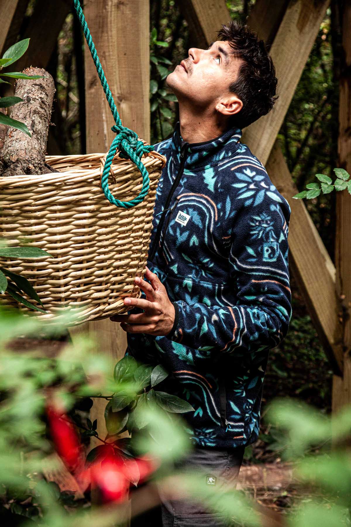 Polar Half Zip Patch - Moke Petrol