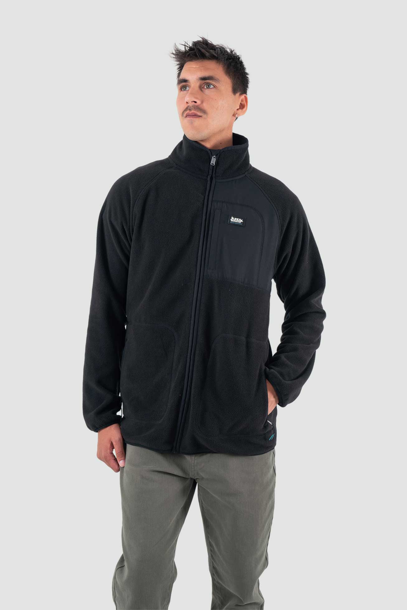 Polar Full Zip - Negro