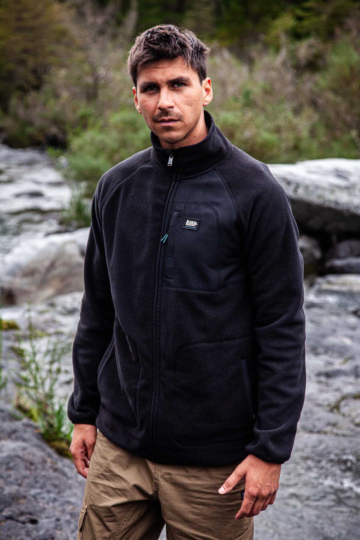 Polar Full Zip - Negro
