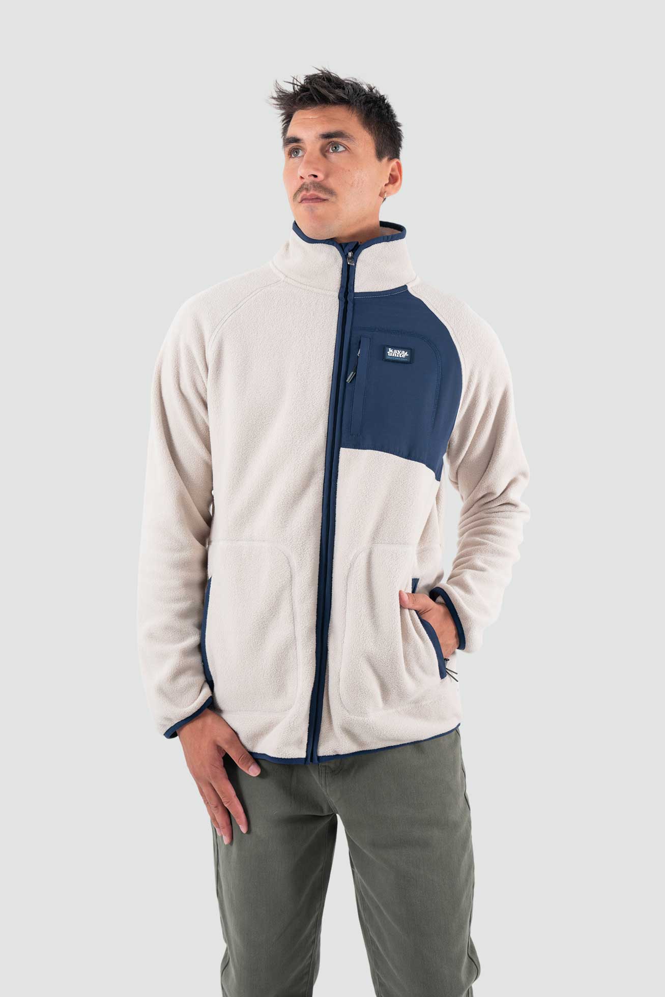 Polar Full Zip - Bone