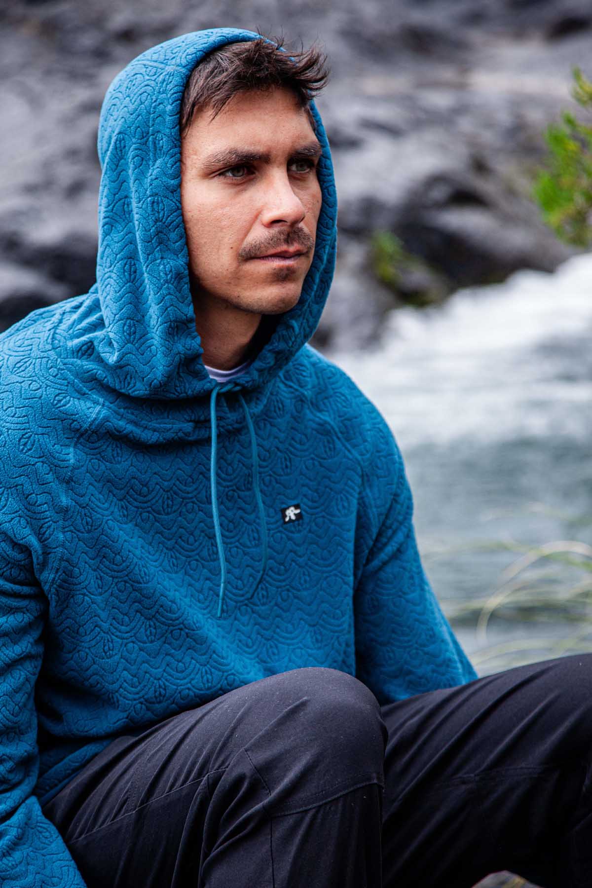 Micropolar Cipress Hood - Petrol