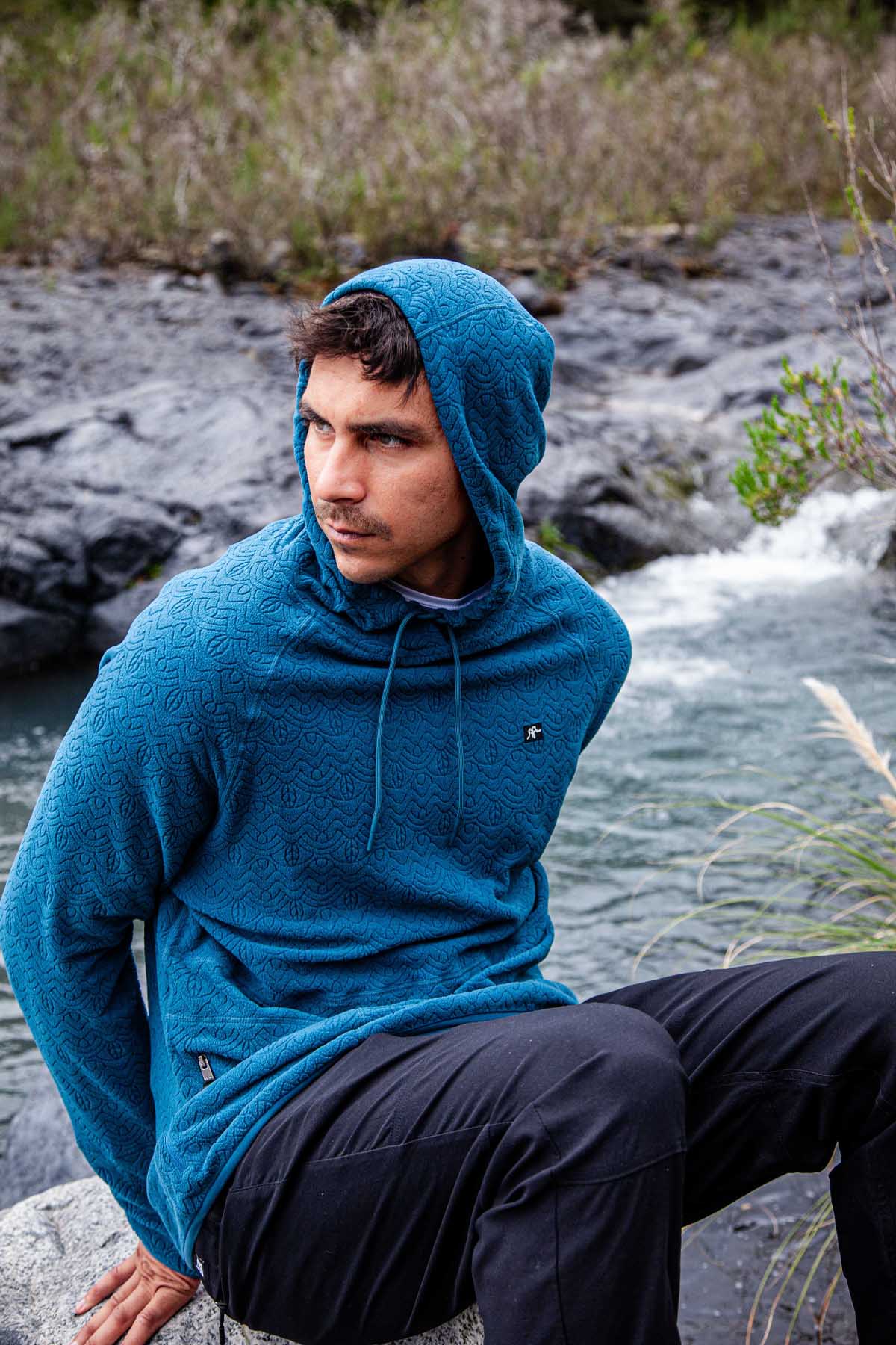 Micropolar Cipress Hood - Petrol