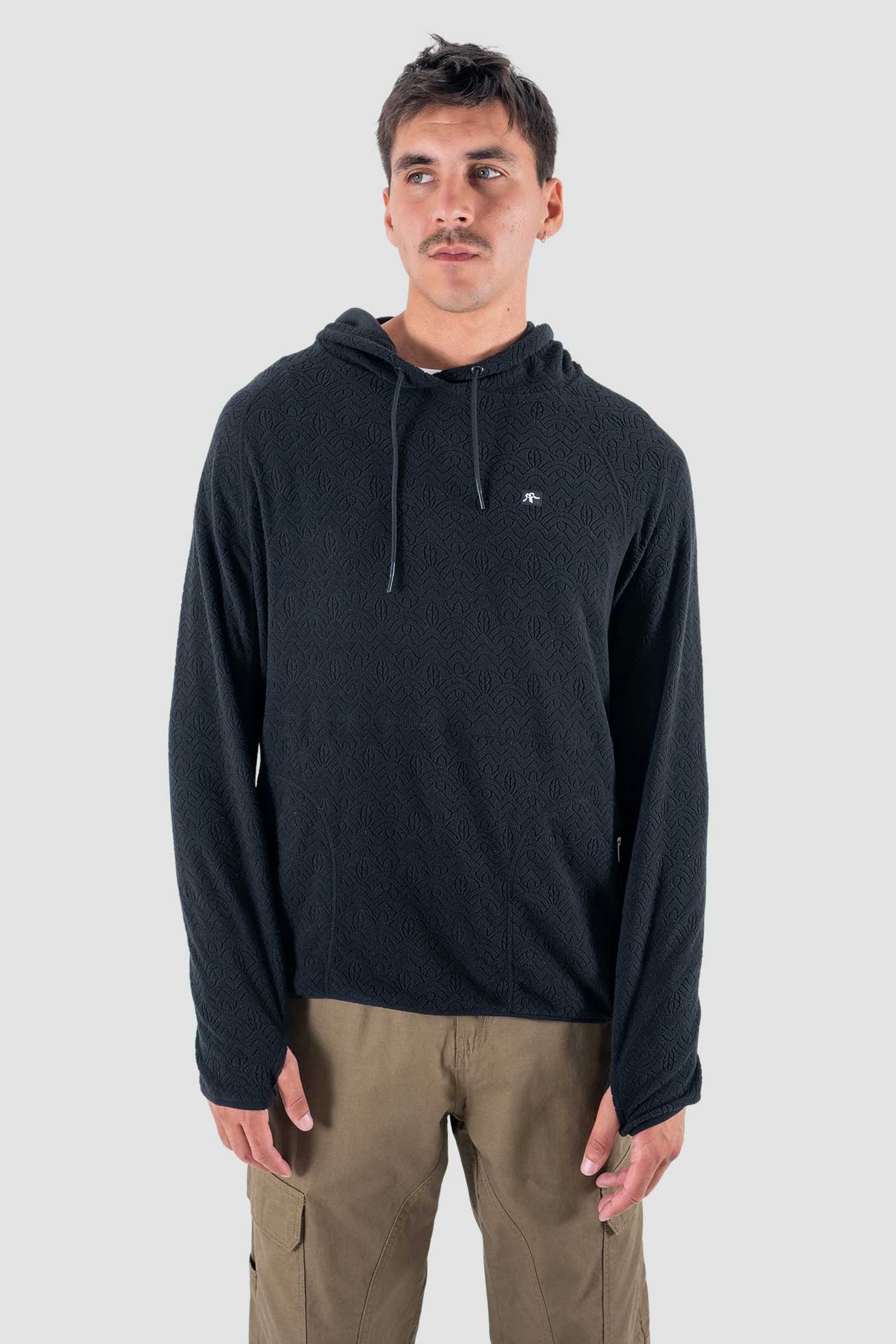Micropolar Cipress Hood - Negro