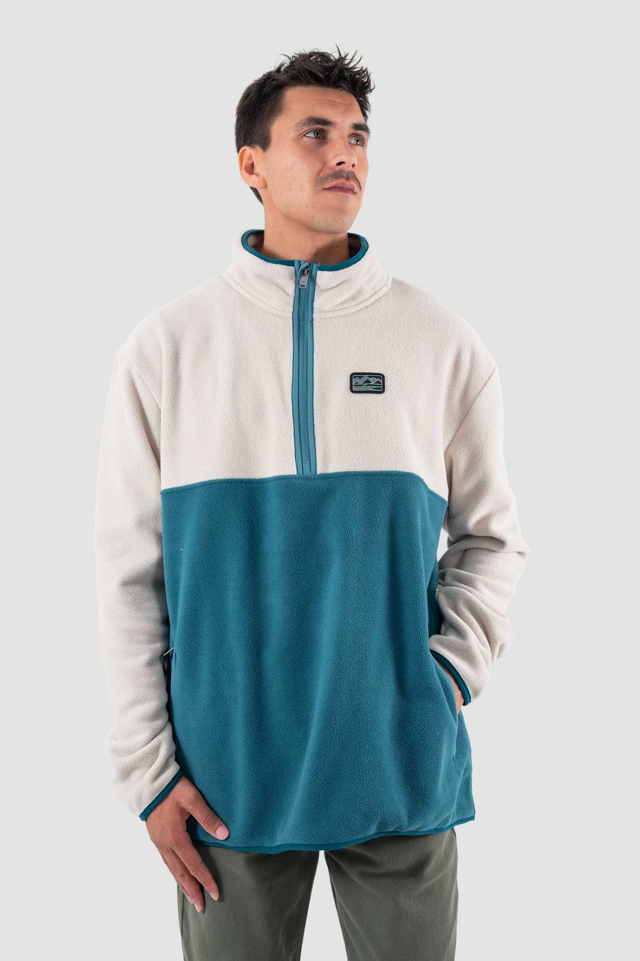 Polar Half Zip - Bone