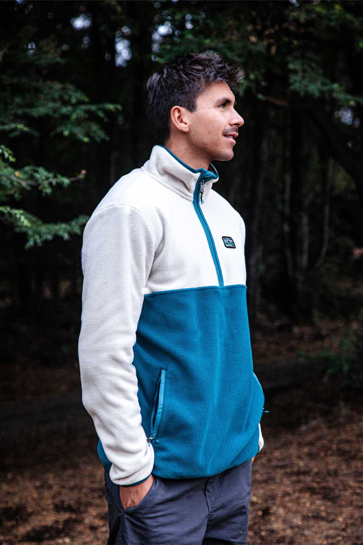 Polar Half Zip - Bone