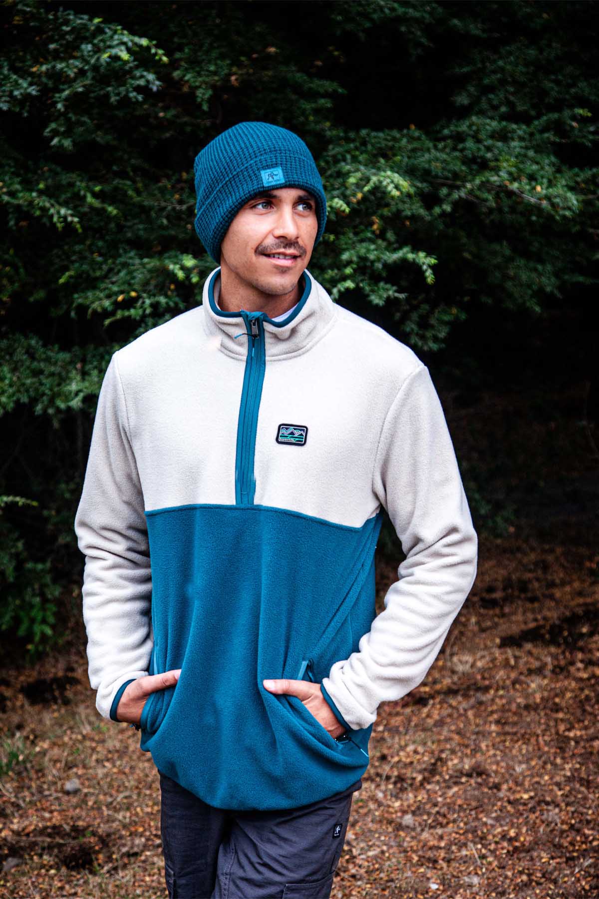 Polar Half Zip - Bone