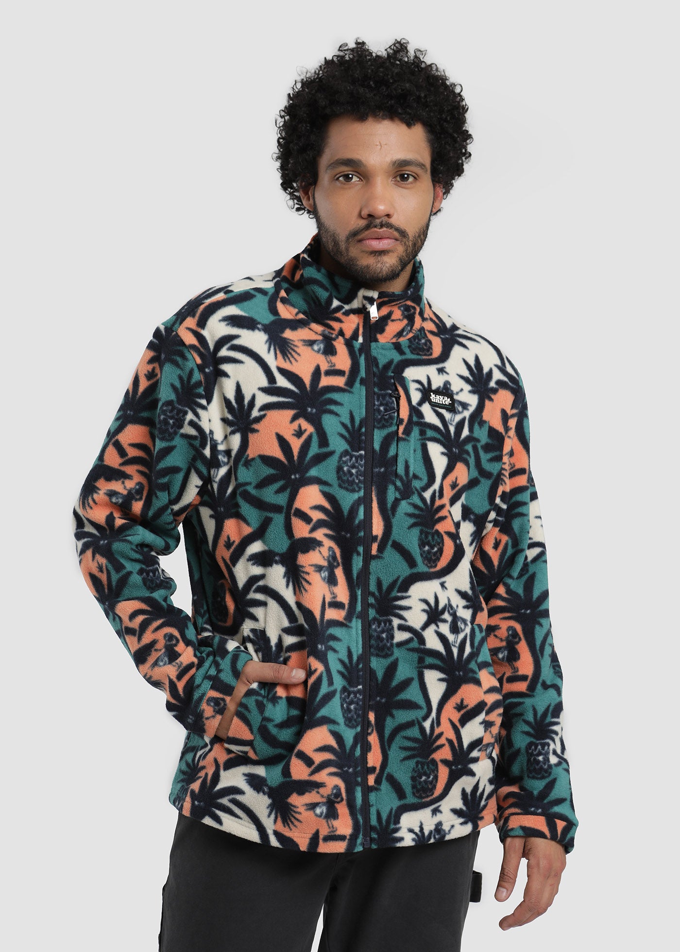 Polar Full Zip Hombre Palmer - Beige