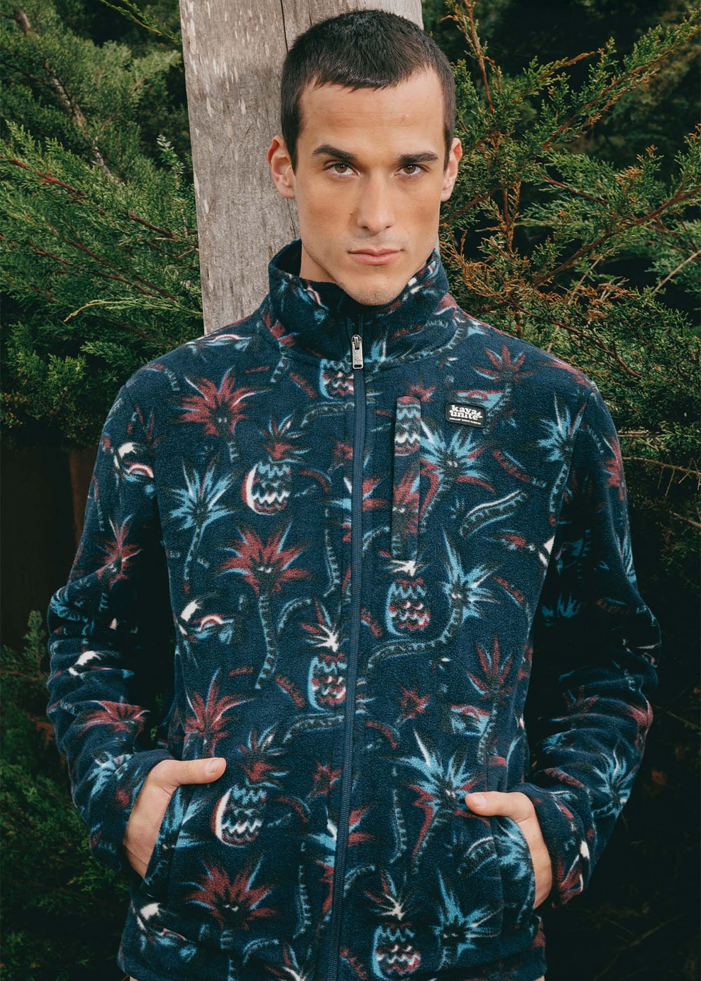 Polar Full Zip Hombre Palmer - Navy