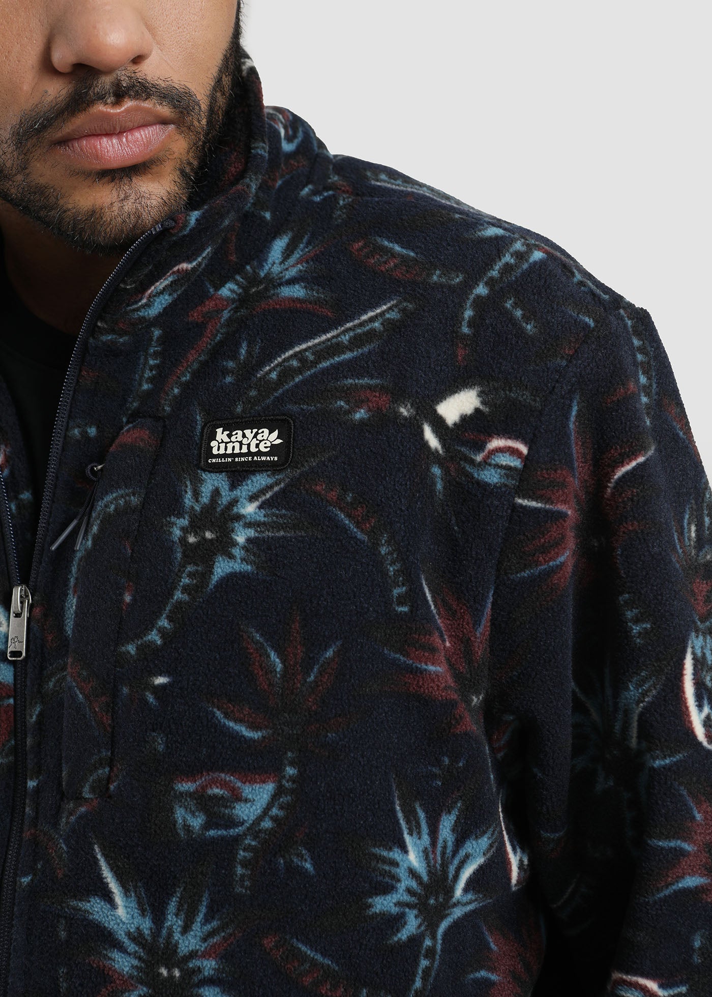 Polar Full Zip Hombre Palmer - Navy