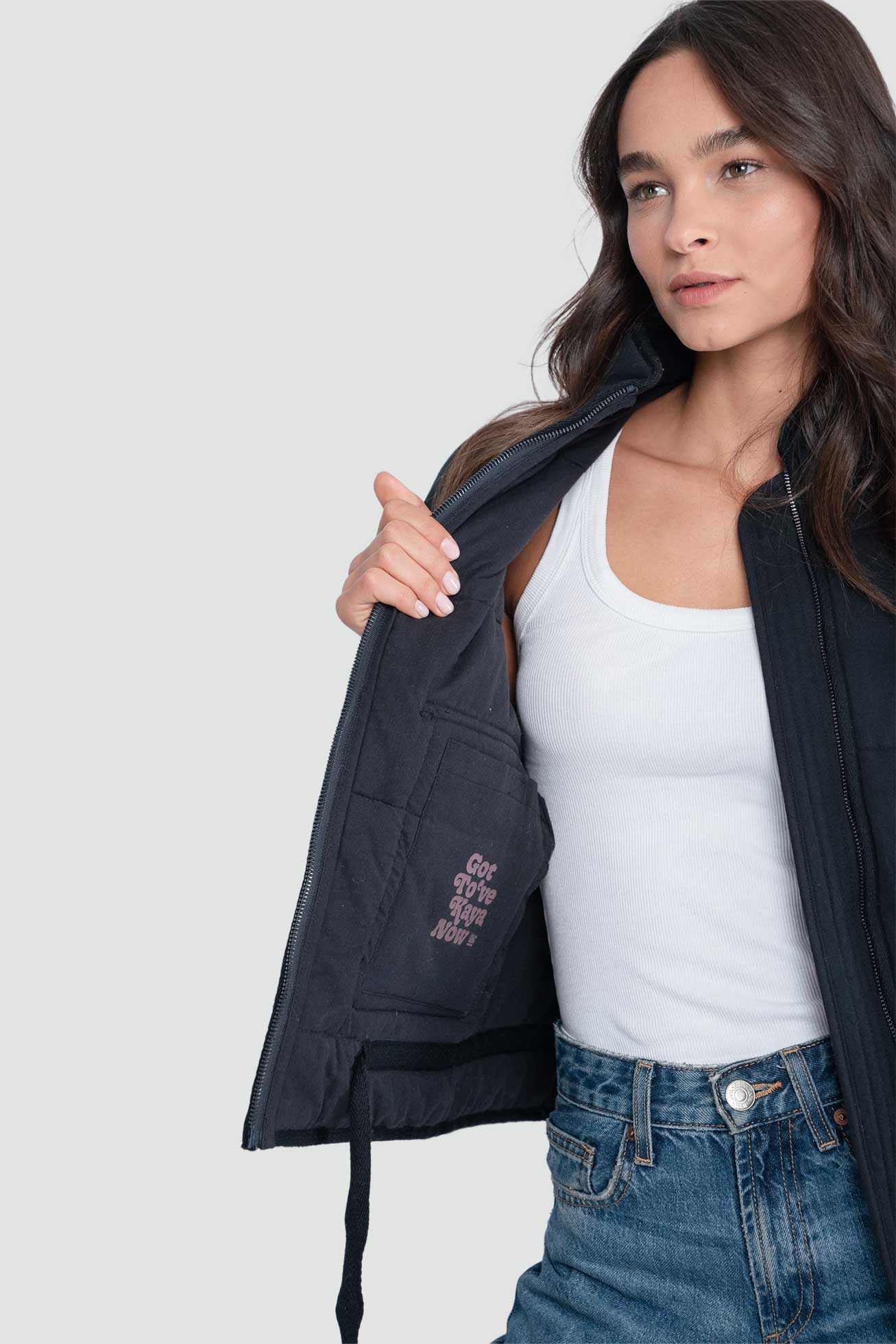 Chaqueta Insulada Mujer Acacia - Negra Lavender