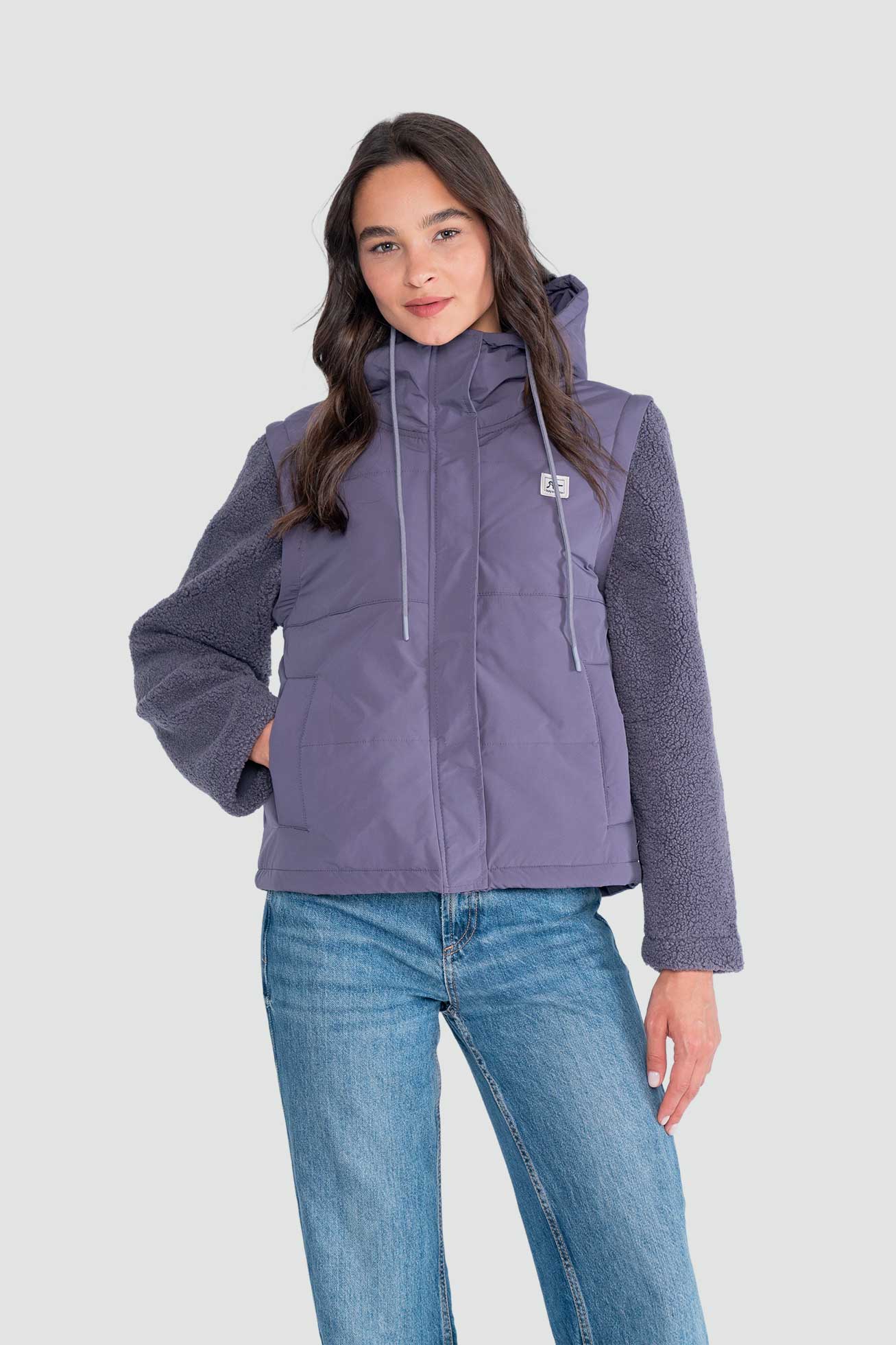 Chaqueta Mujer 2 en 1 Tara - Malva