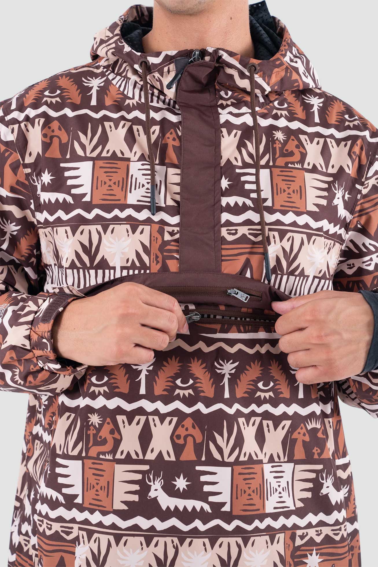 Cortaviento Anorak 5000:5000 - Tribu Terracota