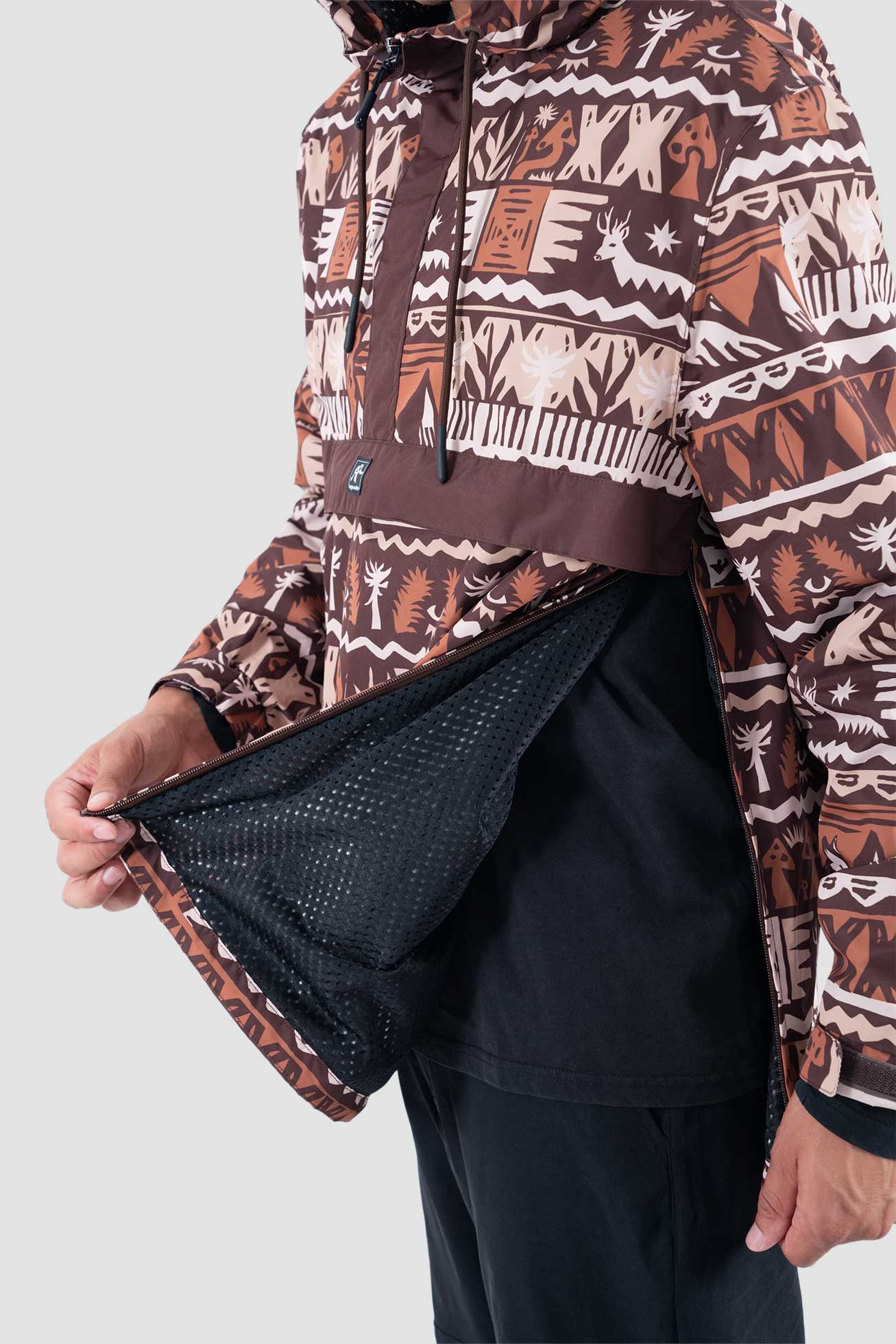 Cortaviento Anorak 5000:5000 - Tribu Terracota