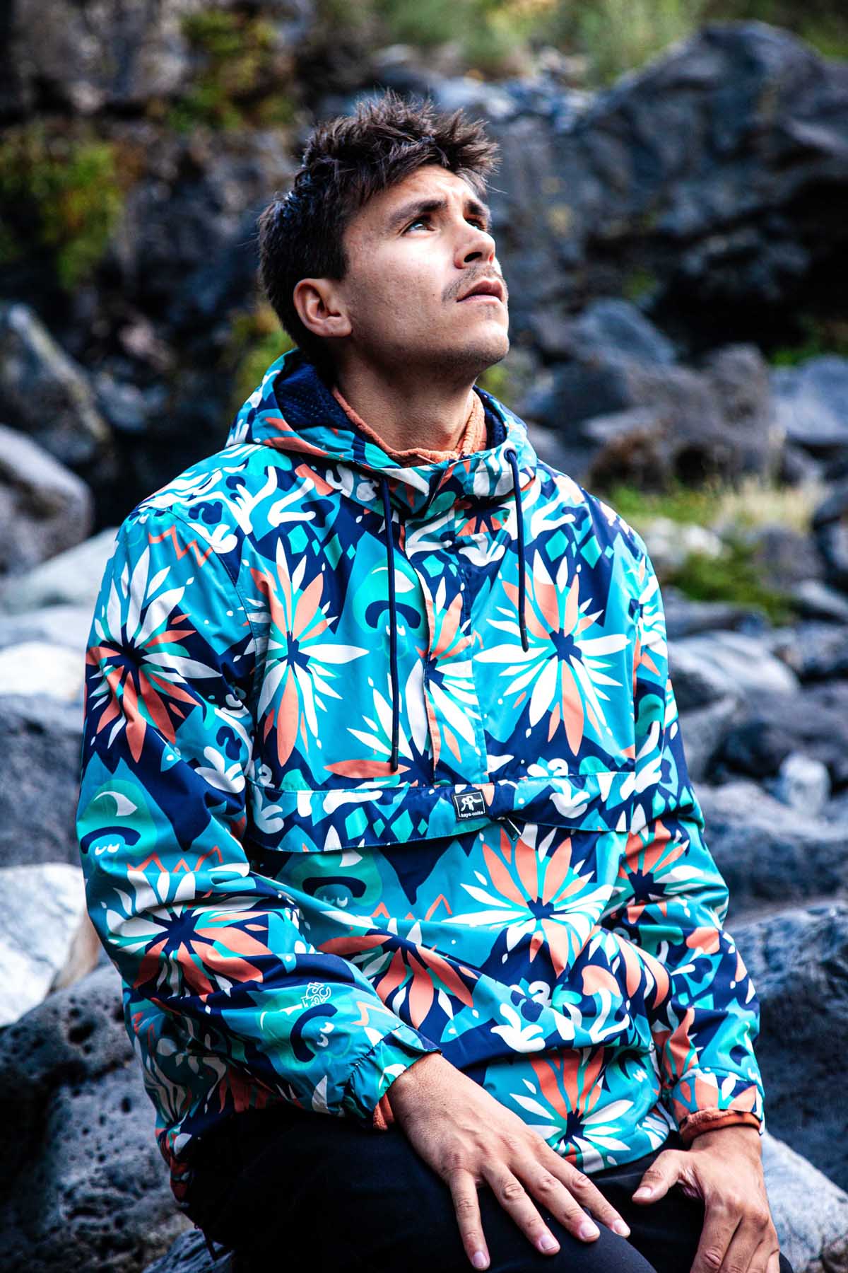 Cortaviento Anorak 5000:5000 - Cosmo Teal