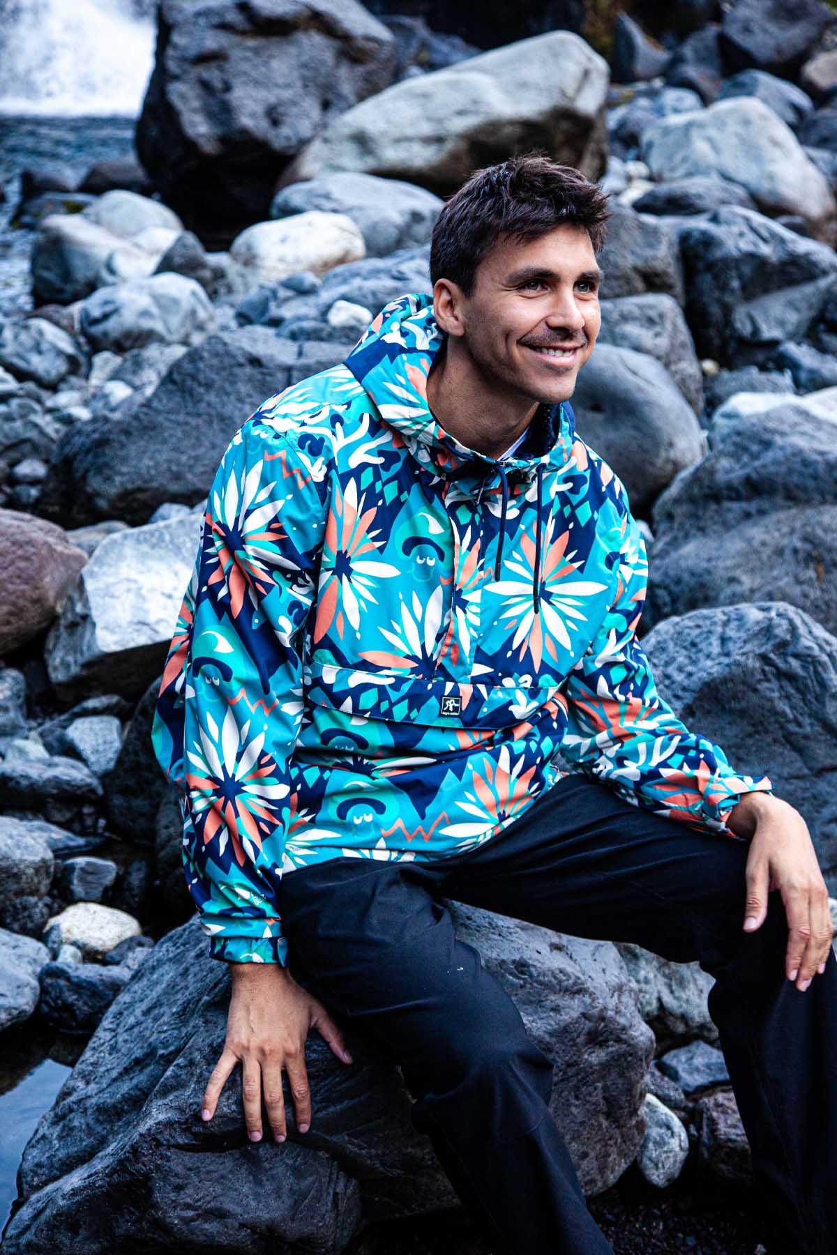 Cortaviento Anorak 5000:5000 - Cosmo Teal