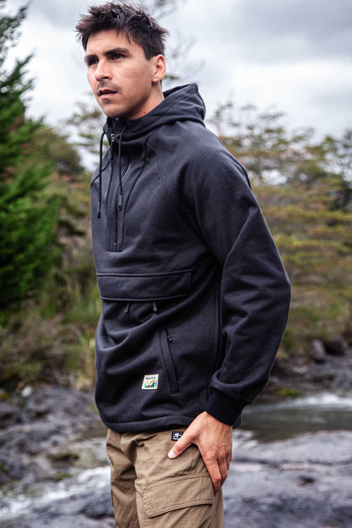 Chaqueta Cortaviento Surazo Hood - Negro