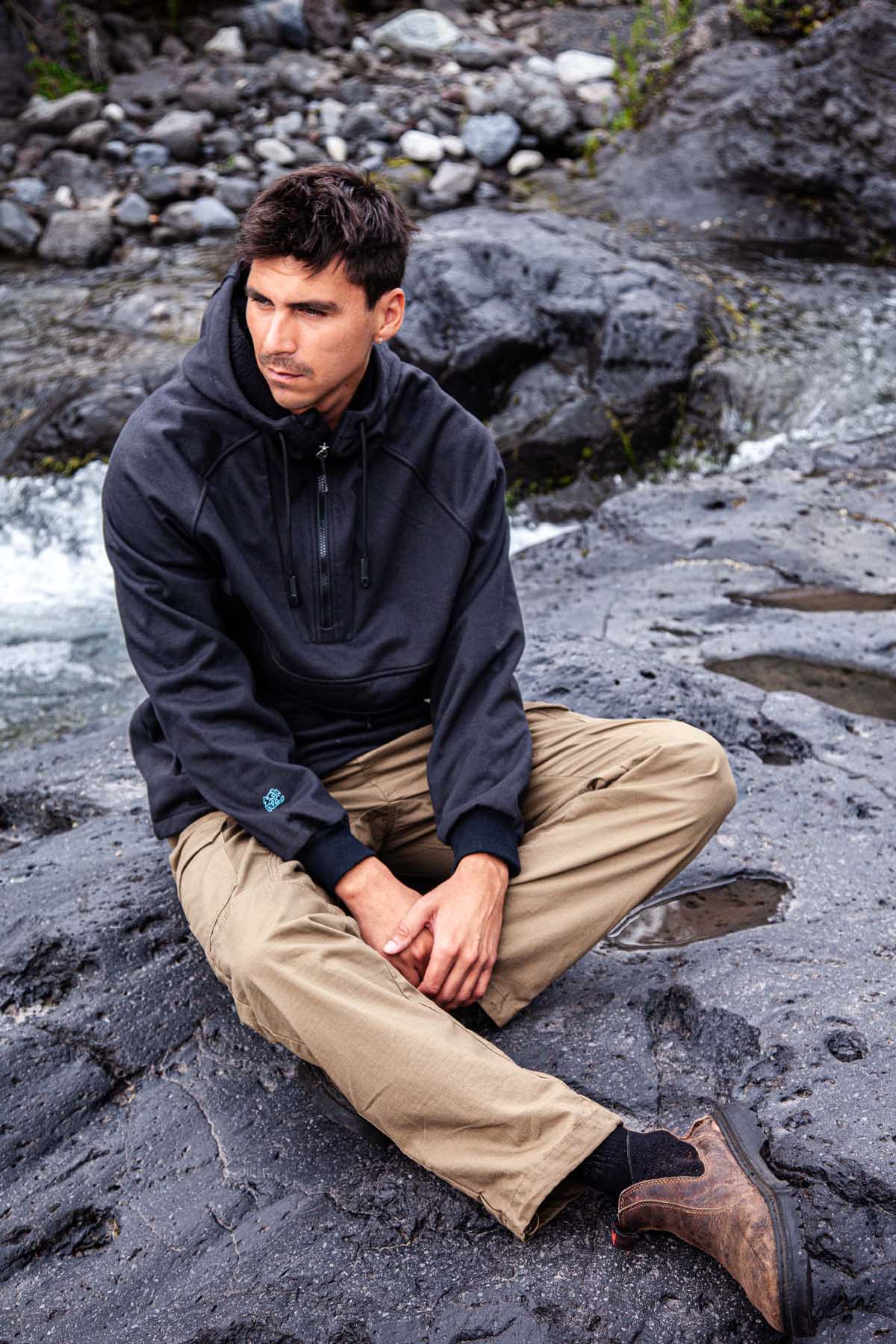 Chaqueta Cortaviento Surazo Hood - Negro