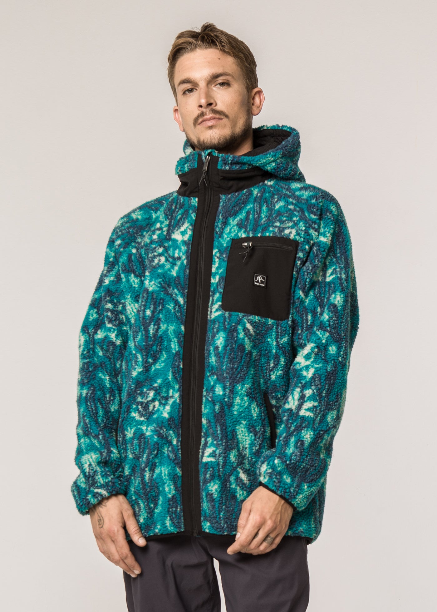 Chiporro Sherpa Daily Hood Cactus Green