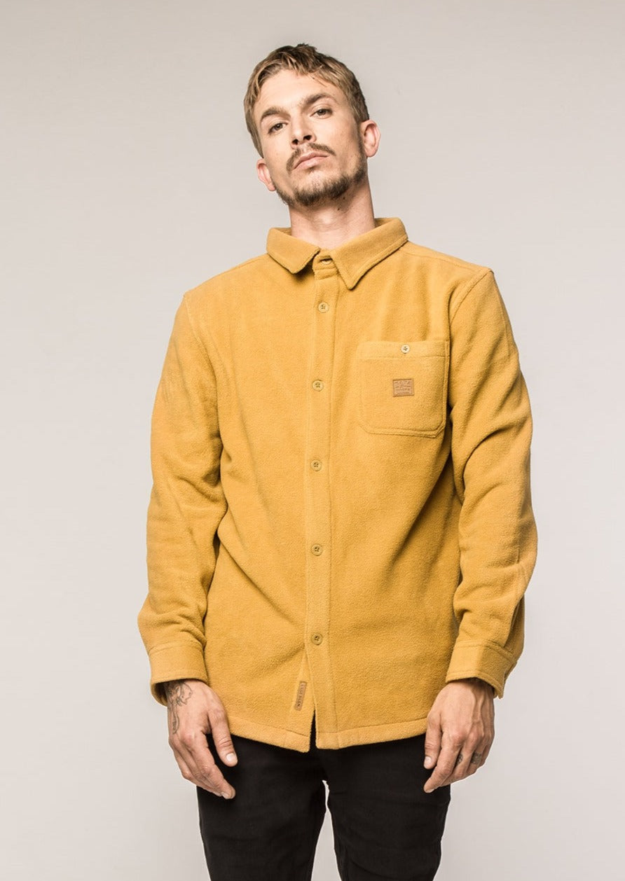 Camisa Polar Woods Camel