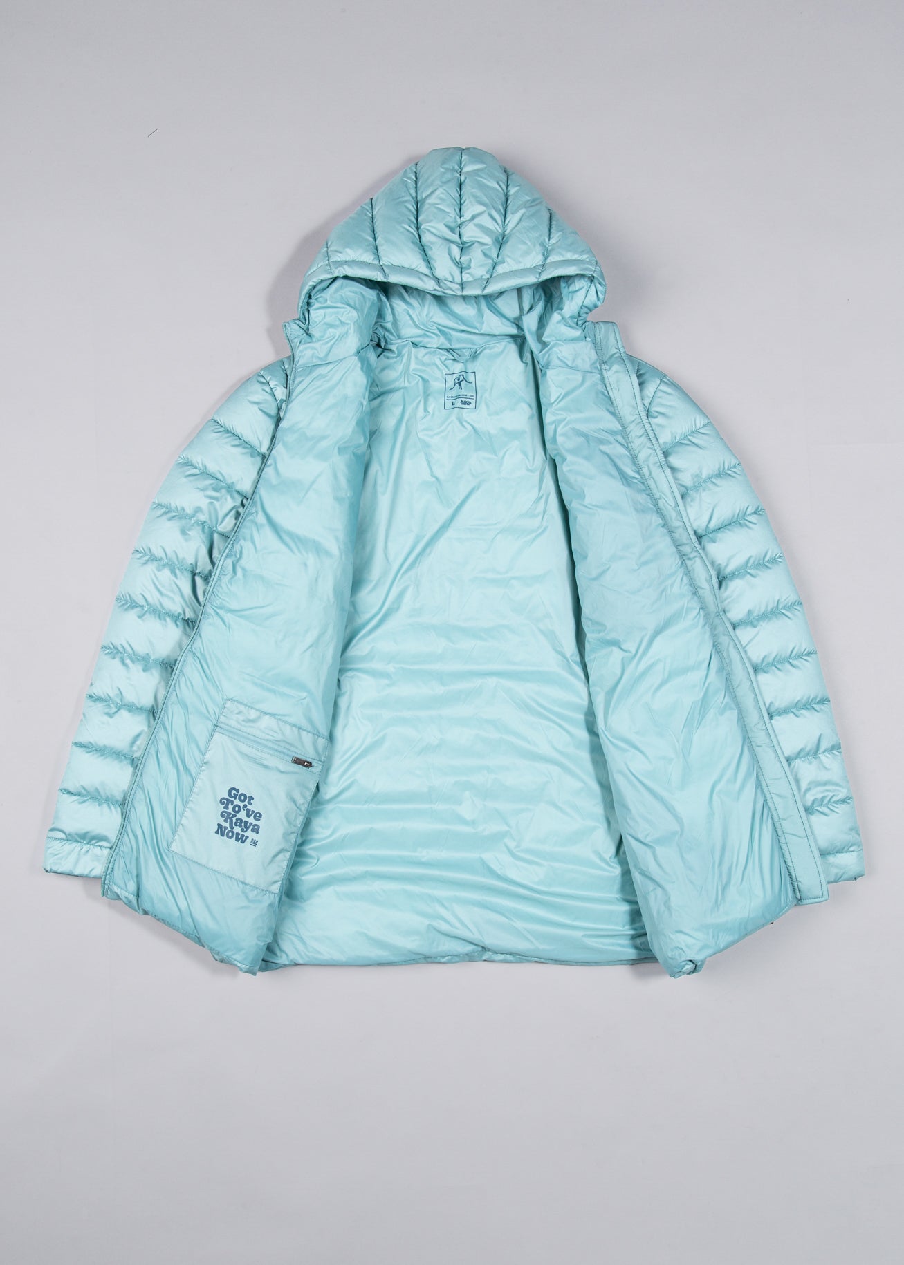 Parka Luma Aqua Gray