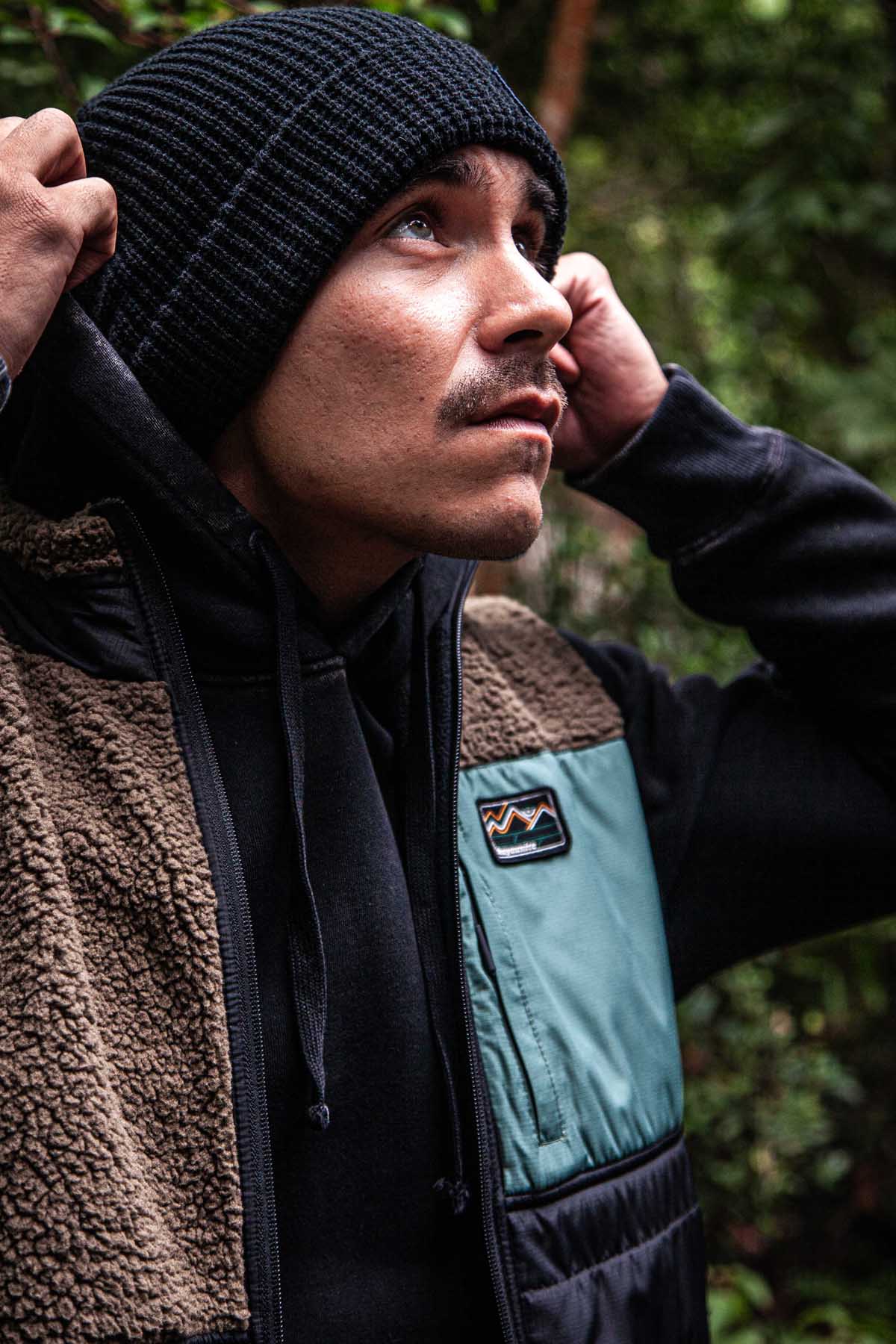 Chaqueta Sin Mangas Vest Reversible - Negro