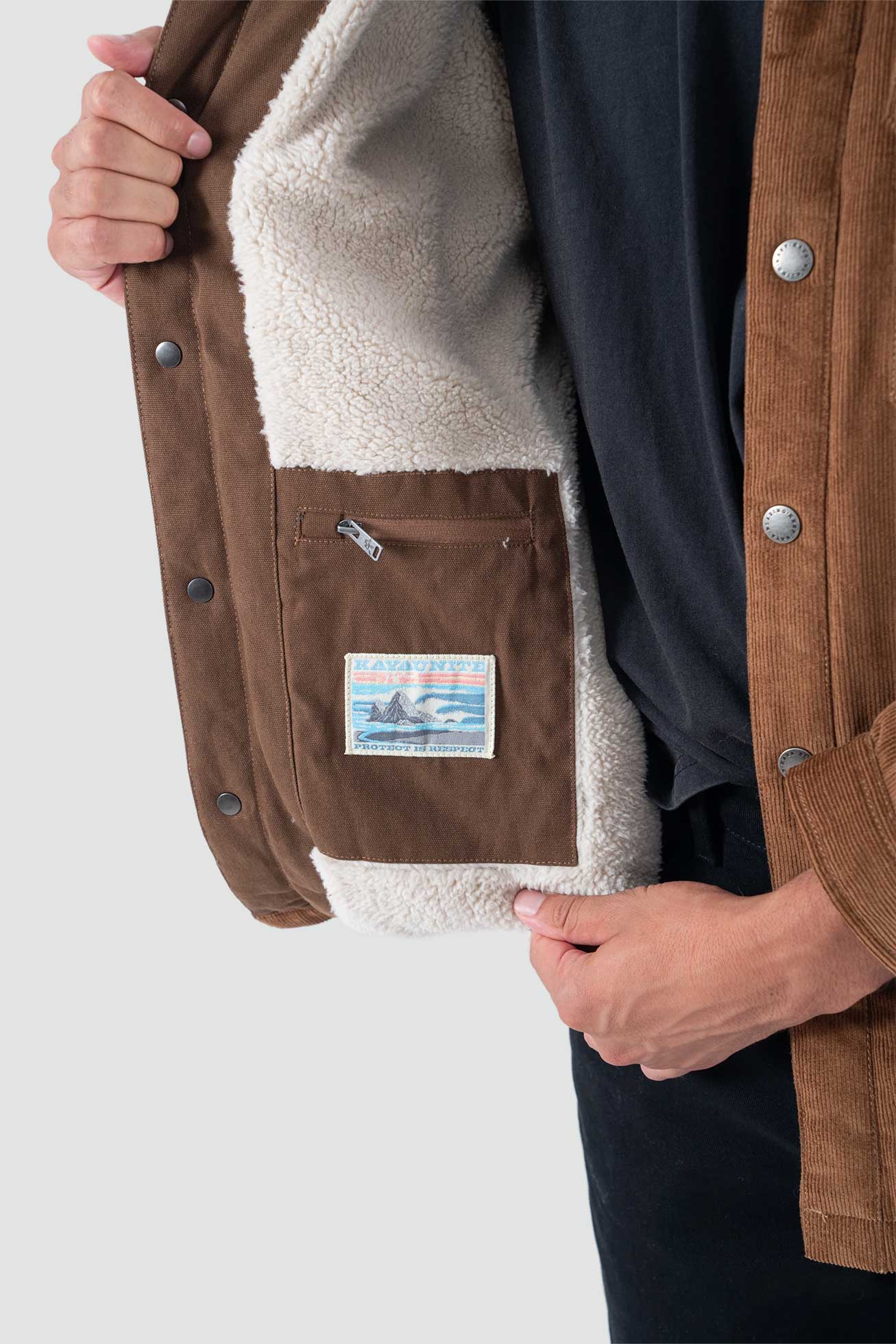 Chaqueta Clásica Cotelé Lascar Hombre - Café Lavender