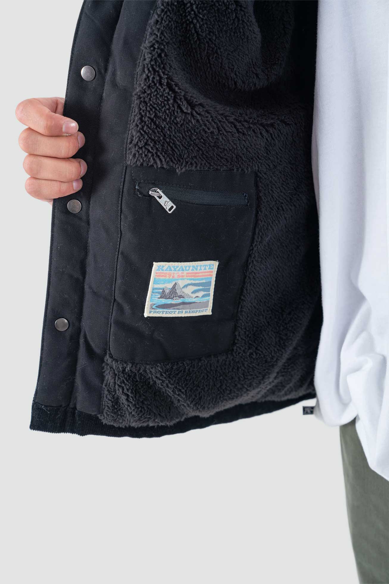Chaqueta Cotelé Lascar - Negro