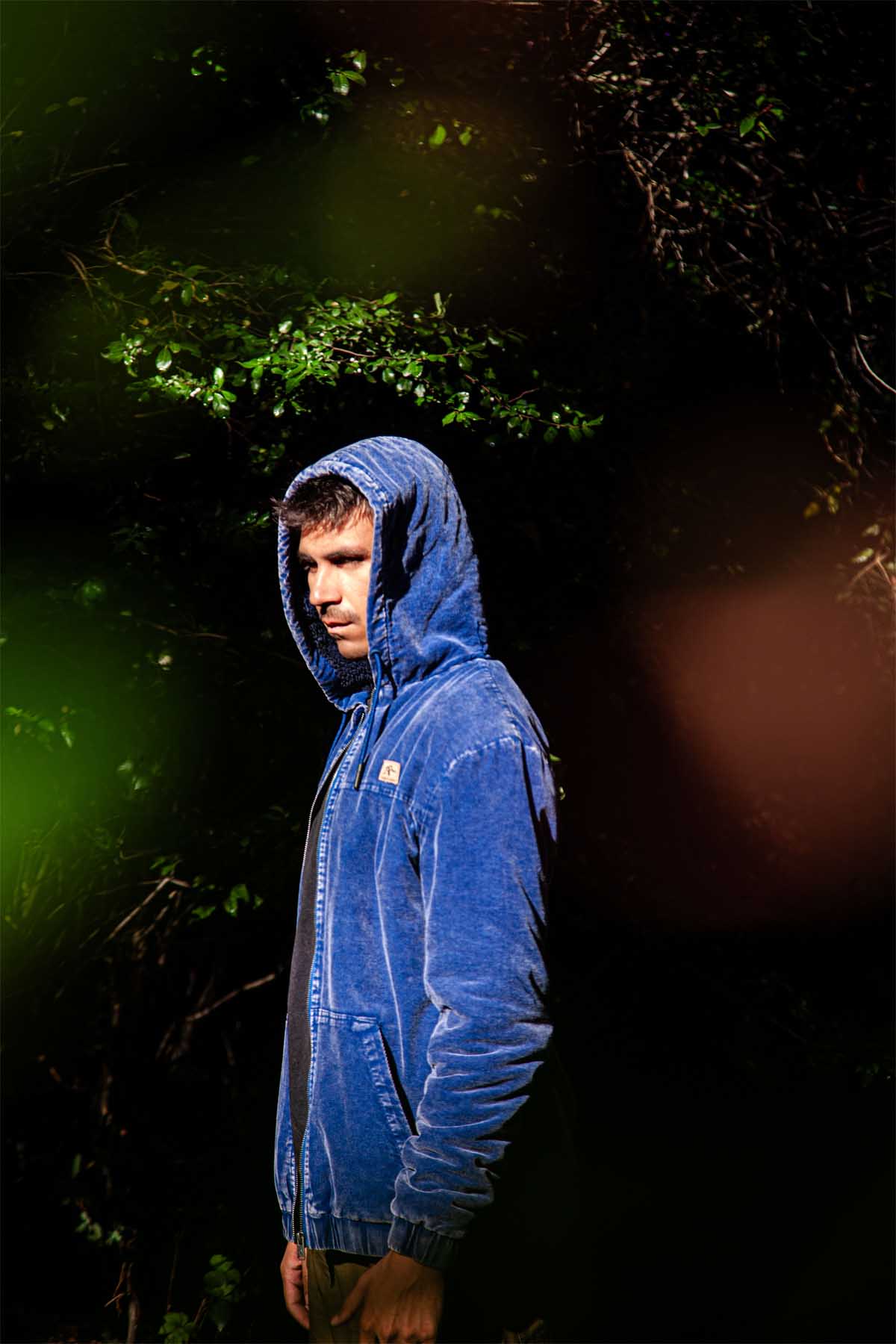 Chaqueta Corduroy Full Zip - Azul