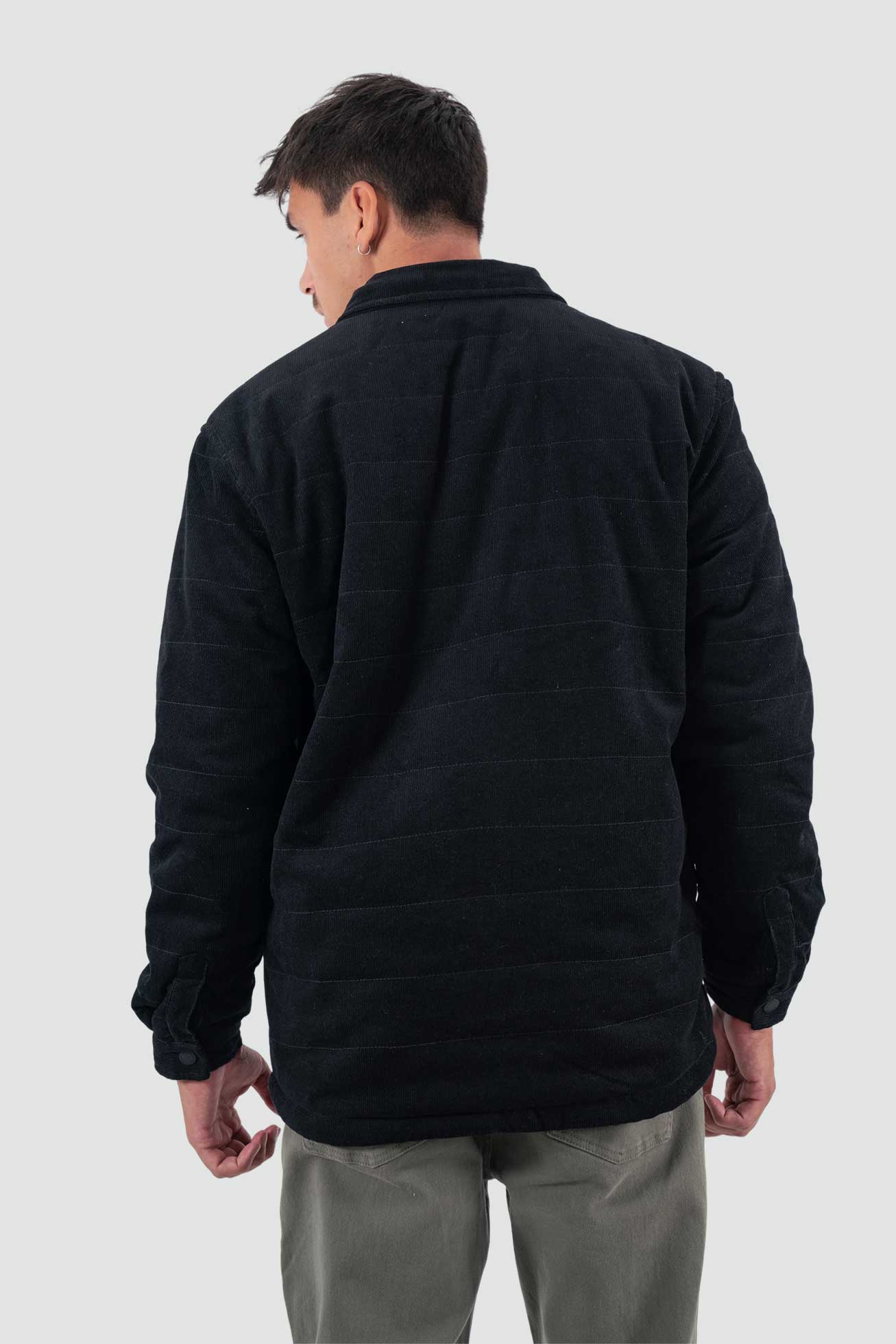 Chaqueta Insulada Yuka Corduroy - Negra